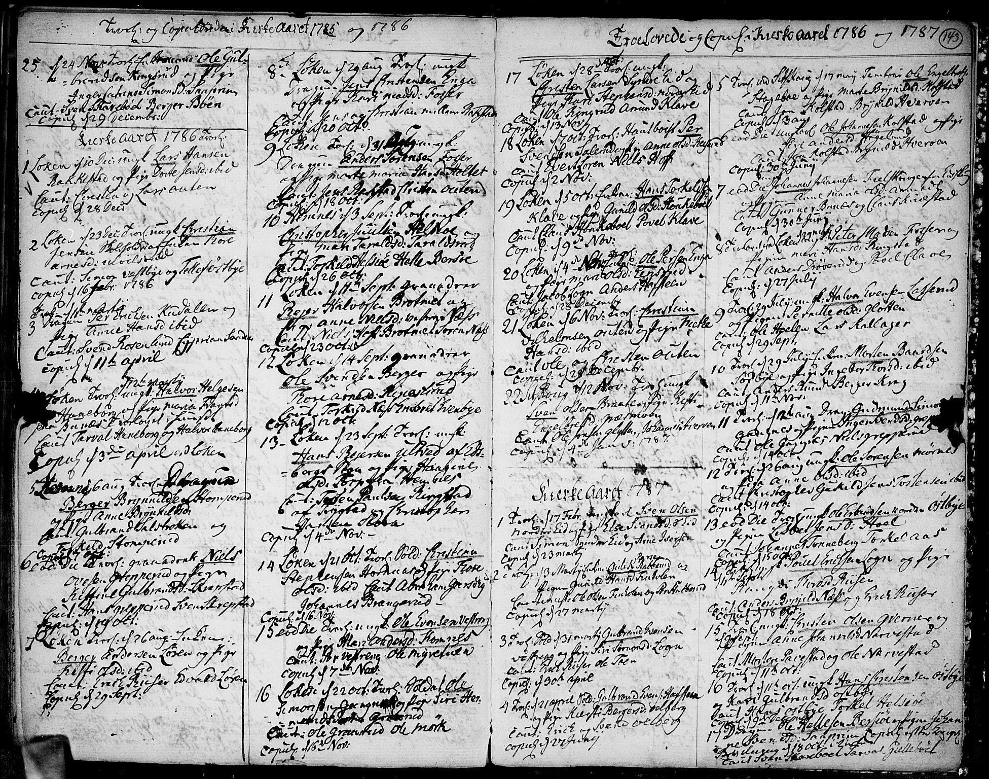 Høland prestekontor Kirkebøker, SAO/A-10346a/F/Fa/L0005: Parish register (official) no. I 5, 1780-1793, p. 143
