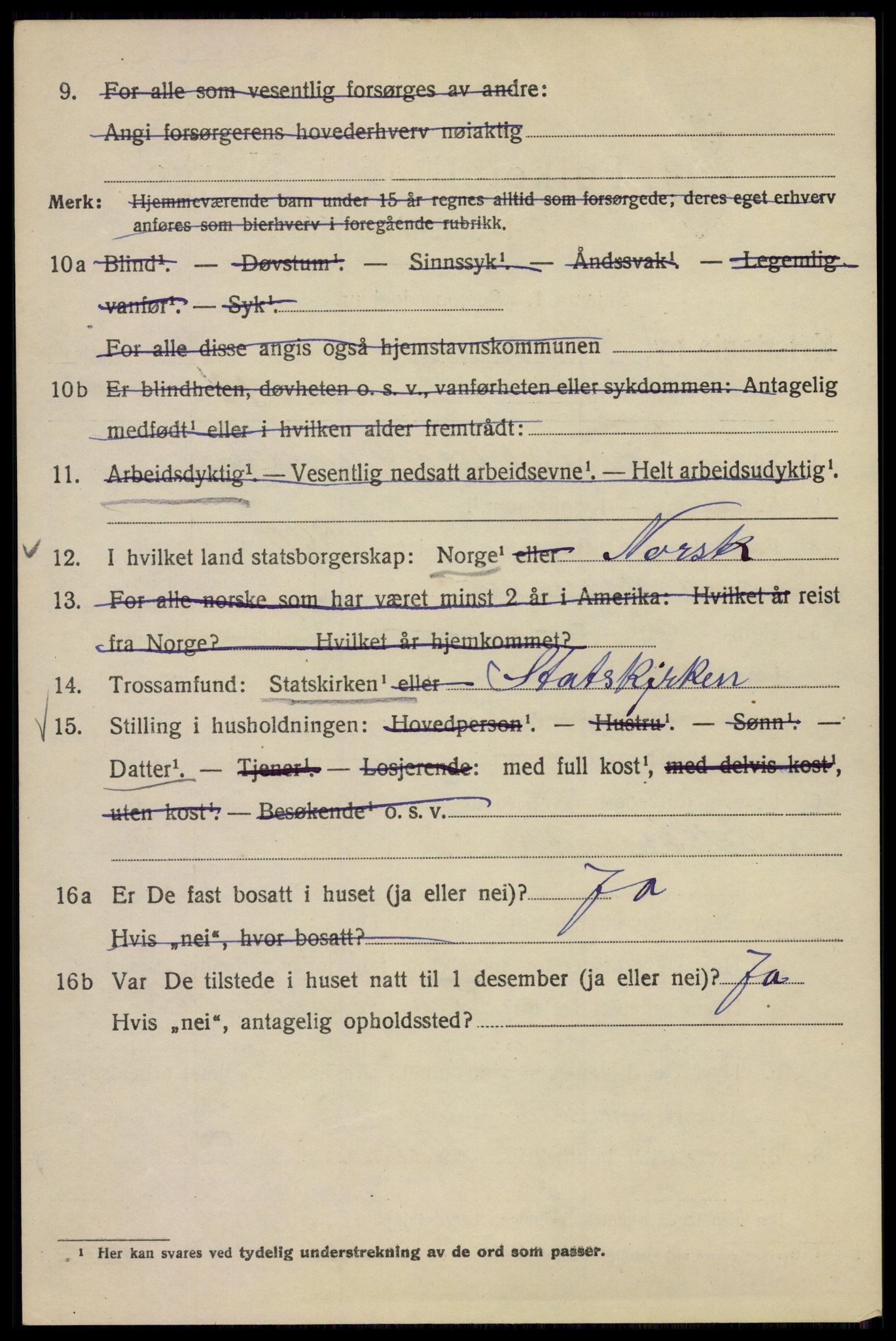 SAO, 1920 census for Kristiania, 1920, p. 539258