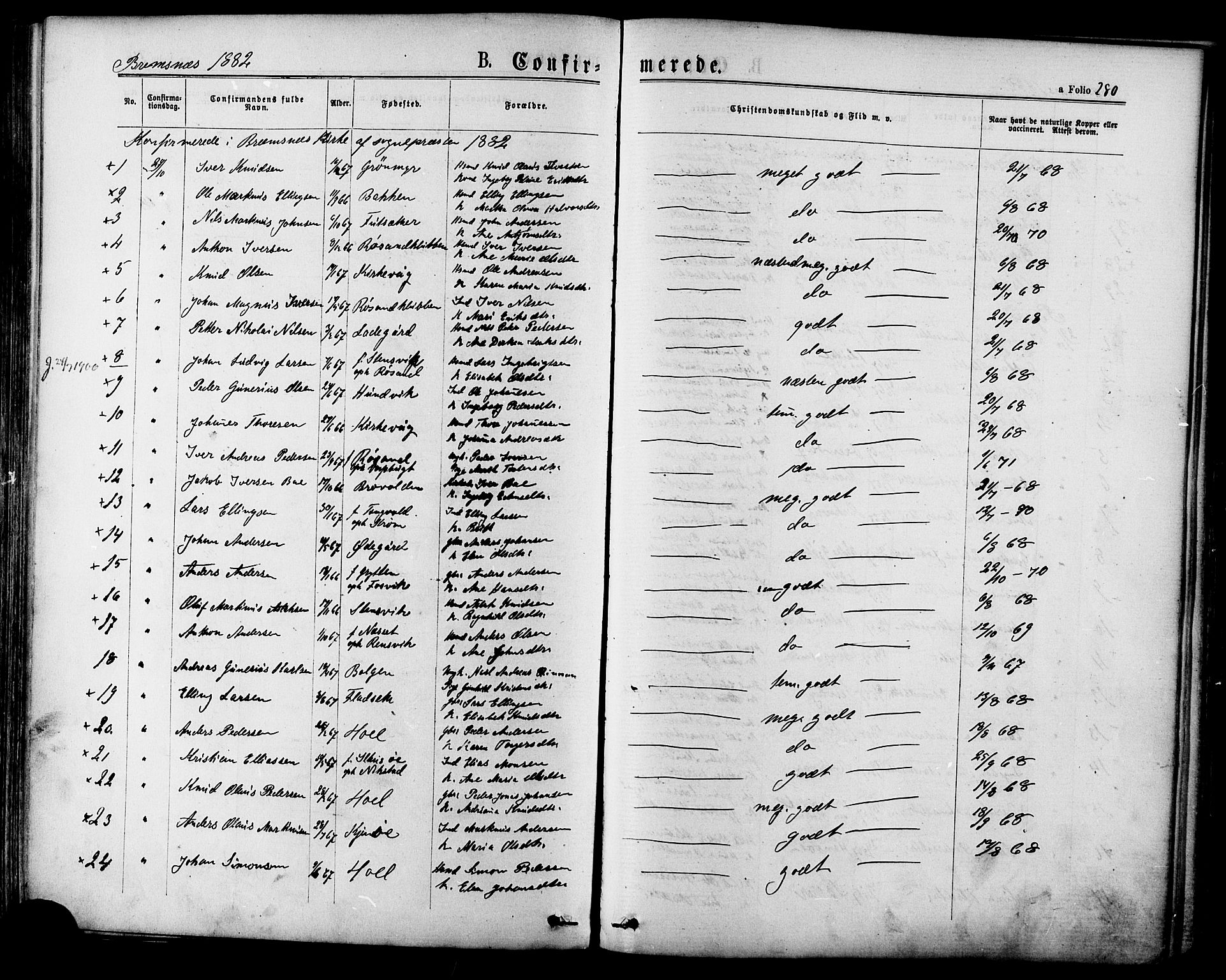 Ministerialprotokoller, klokkerbøker og fødselsregistre - Møre og Romsdal, AV/SAT-A-1454/568/L0806: Parish register (official) no. 568A12 /3, 1878-1884, p. 280