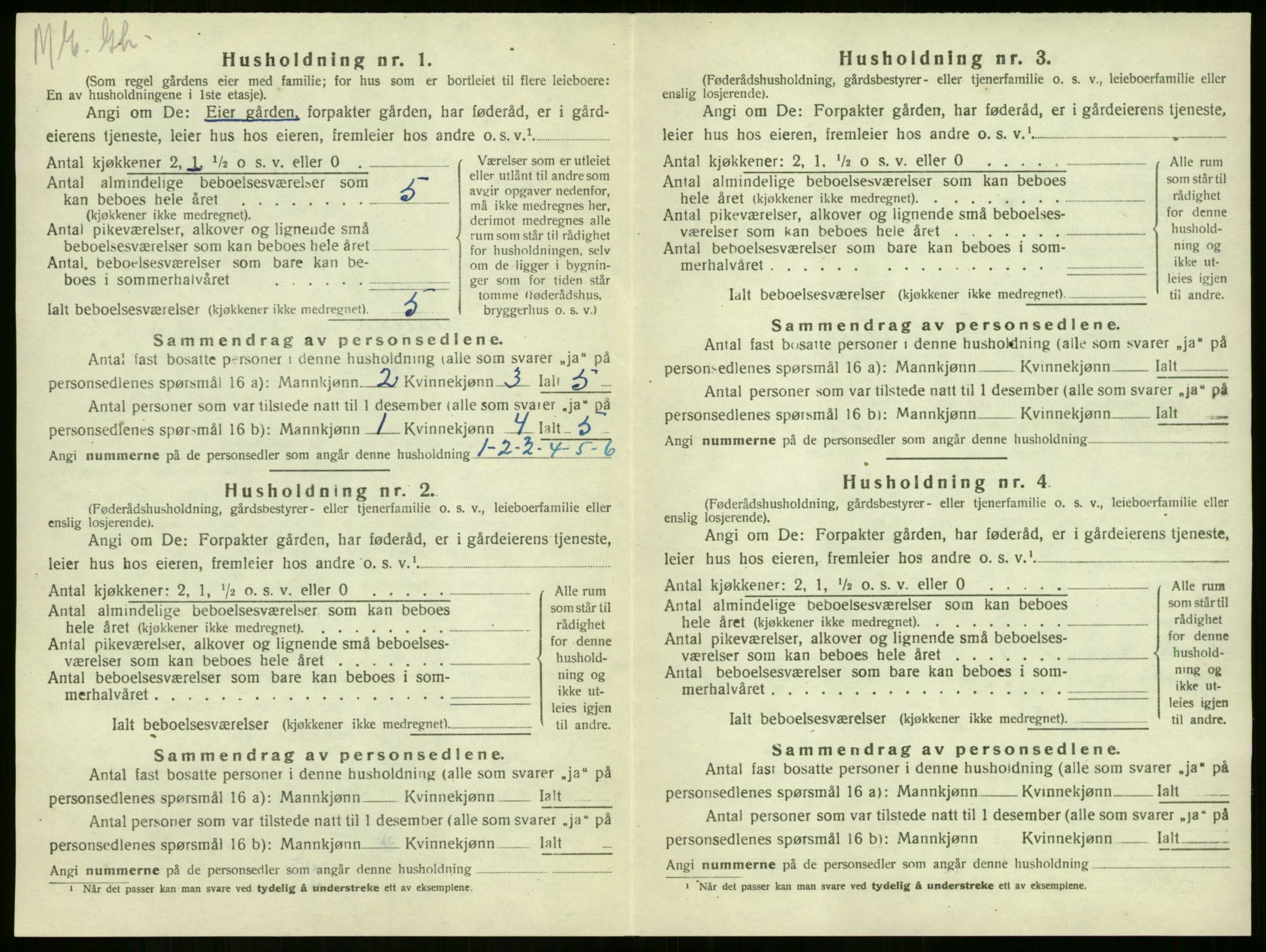 SAKO, 1920 census for Sandeherred, 1920, p. 2067