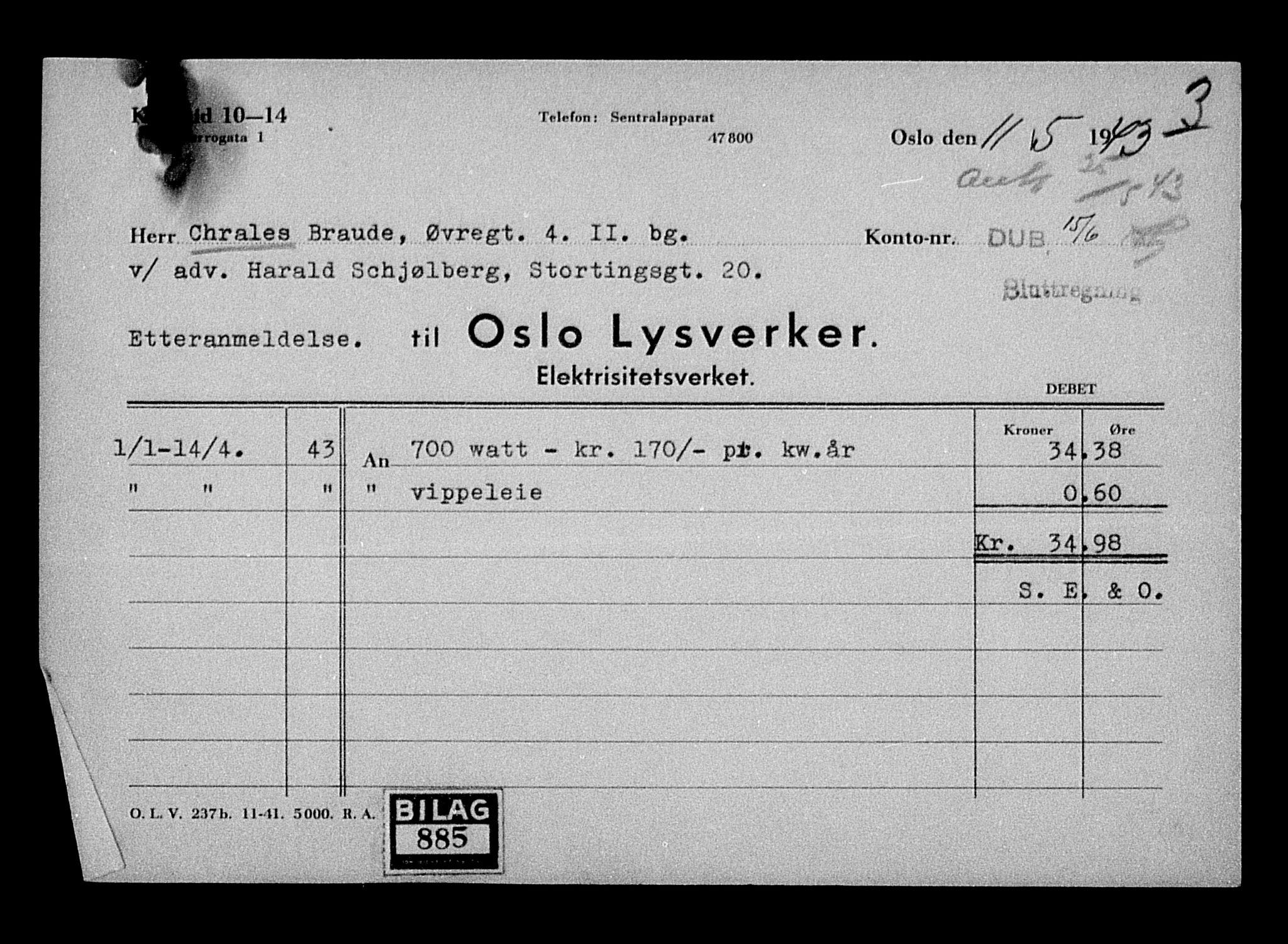 Justisdepartementet, Tilbakeføringskontoret for inndratte formuer, AV/RA-S-1564/H/Hc/Hcc/L0927: --, 1945-1947, p. 596