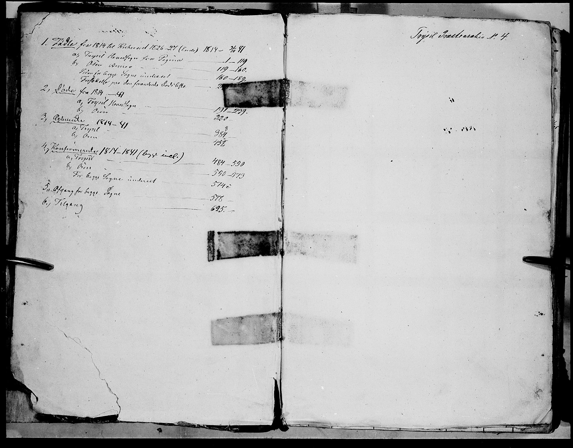 Trysil prestekontor, SAH/PREST-046/H/Ha/Haa/L0003: Parish register (official) no. 3 /2, 1814-1842