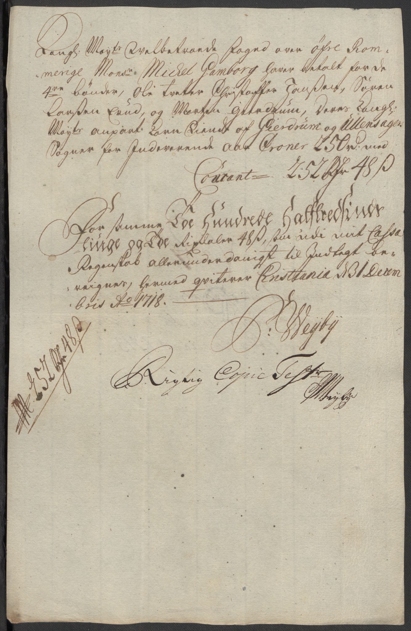 Rentekammeret inntil 1814, Reviderte regnskaper, Fogderegnskap, RA/EA-4092/R12/L0727: Fogderegnskap Øvre Romerike, 1718, p. 147