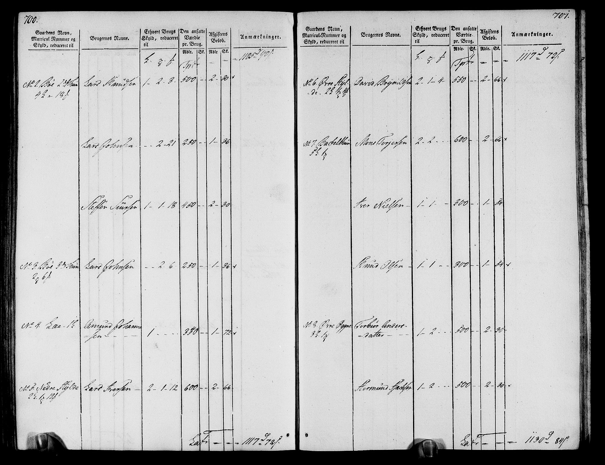 Rentekammeret inntil 1814, Realistisk ordnet avdeling, AV/RA-EA-4070/N/Ne/Nea/L0113: Nordhordland og Voss fogderi. Oppebørselsregister, 1803-1804, p. 358