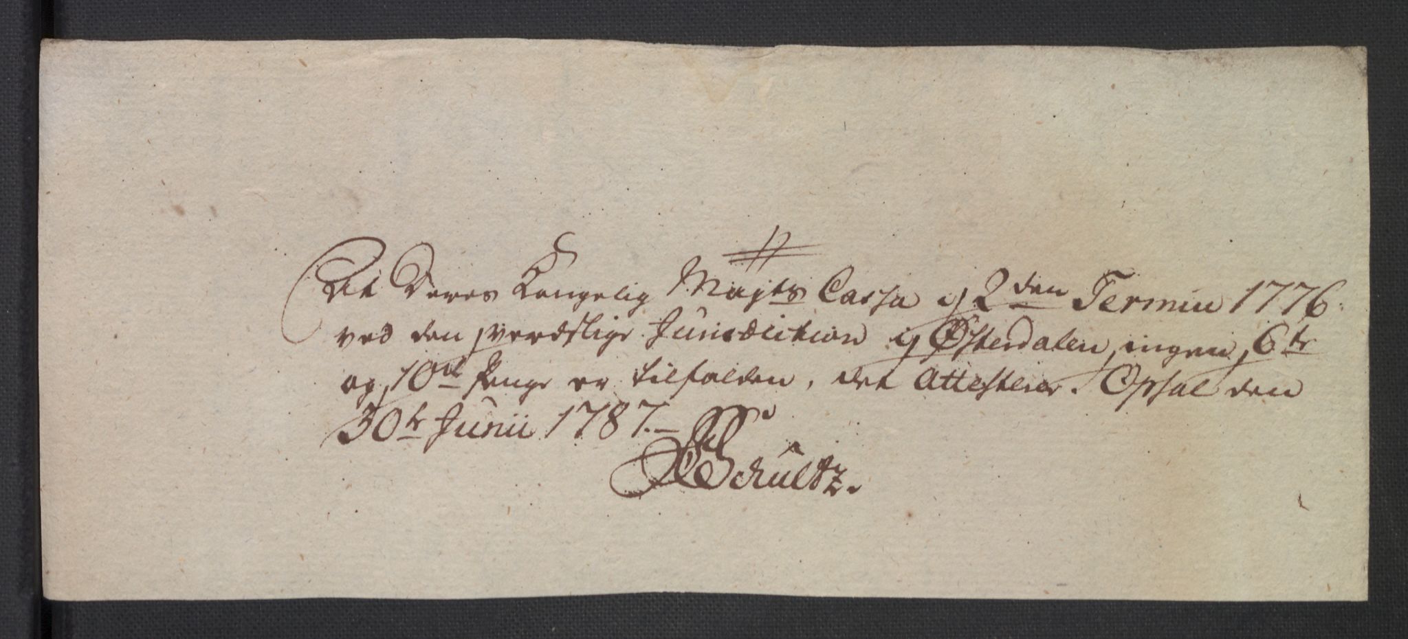 Rentekammeret inntil 1814, Reviderte regnskaper, Mindre regnskaper, AV/RA-EA-4068/Rb/L0014: Opplands amt, 1771-1779, p. 618