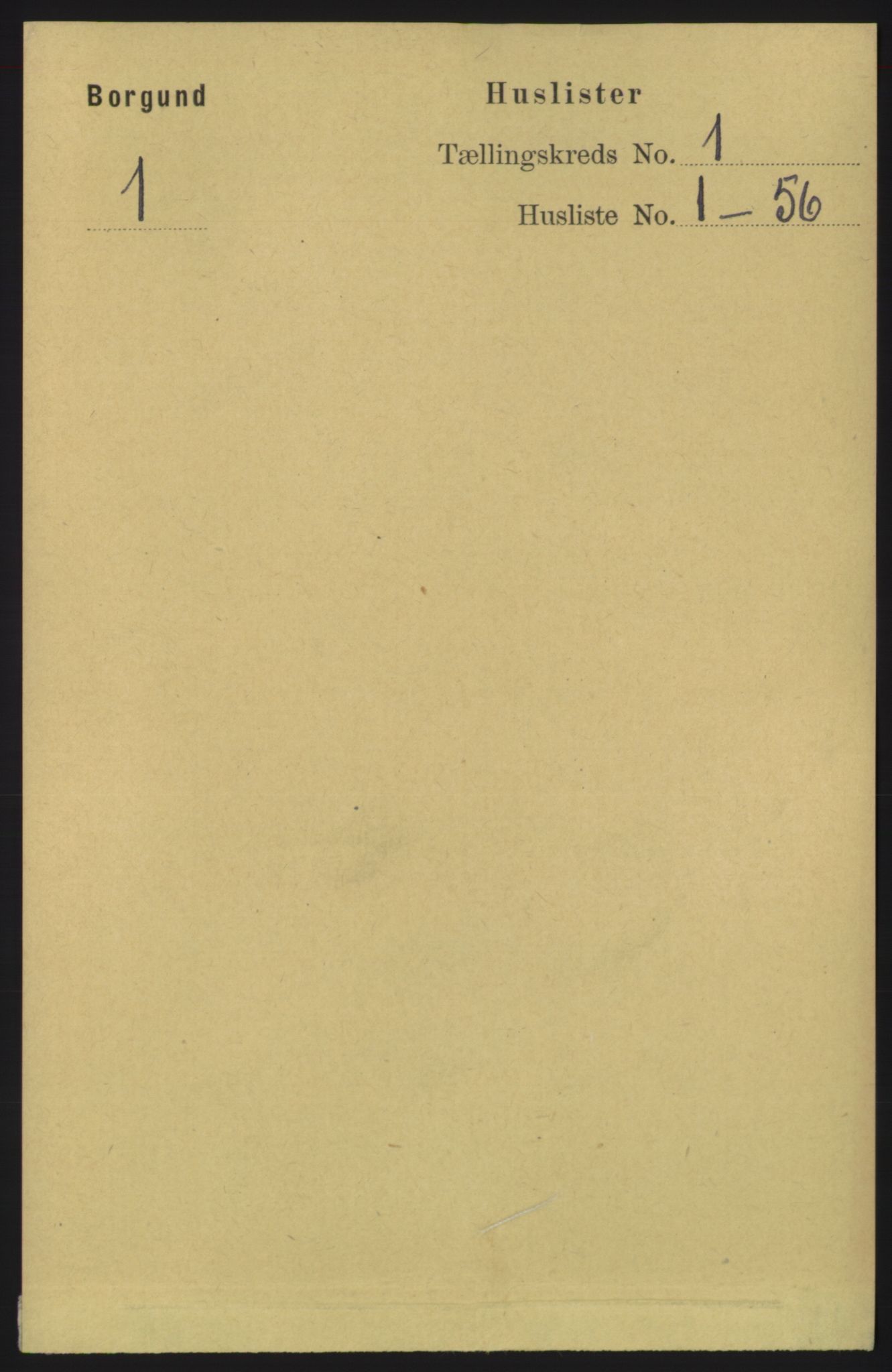 RA, 1891 census for 1531 Borgund, 1891, p. 60