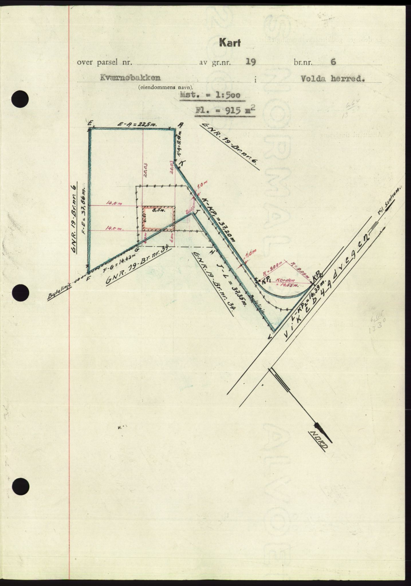 Søre Sunnmøre sorenskriveri, AV/SAT-A-4122/1/2/2C/L0086: Mortgage book no. 12A, 1949-1950, Diary no: : 228/1950