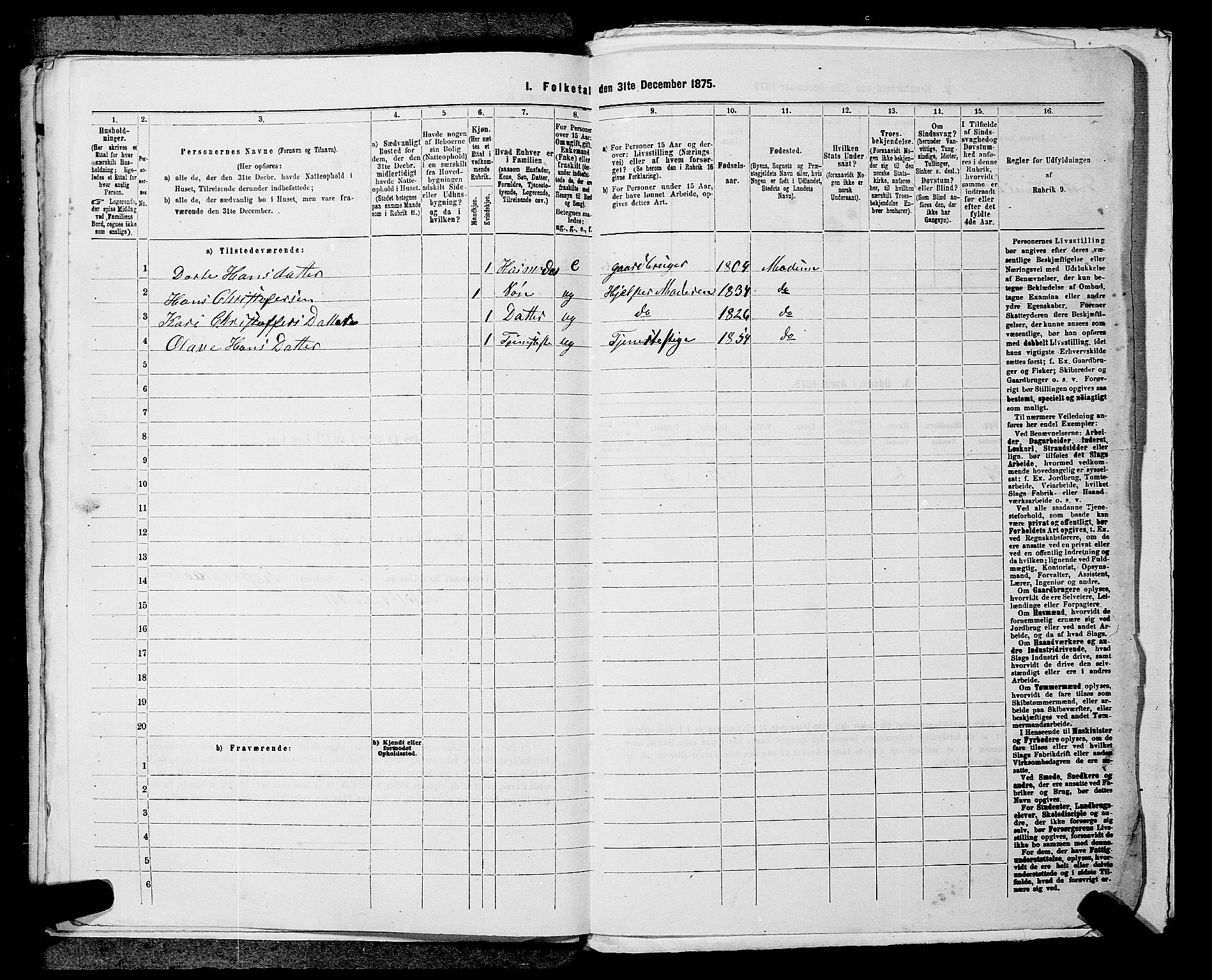 SAKO, 1875 census for 0623P Modum, 1875, p. 2723