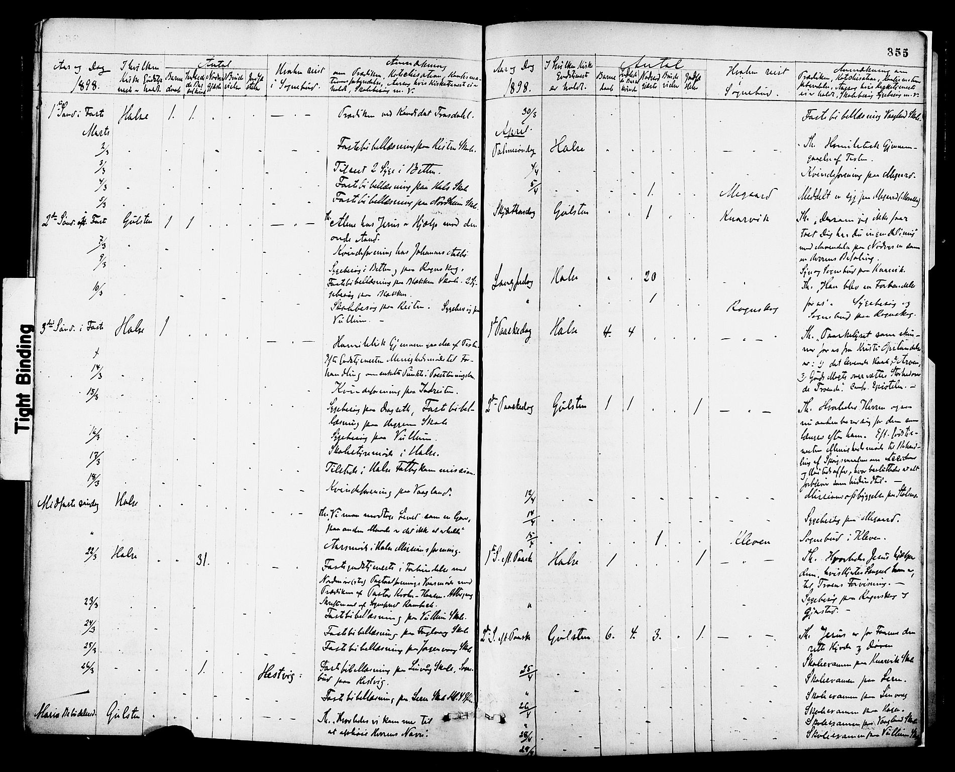 Ministerialprotokoller, klokkerbøker og fødselsregistre - Møre og Romsdal, AV/SAT-A-1454/576/L0885: Parish register (official) no. 576A03, 1880-1898, p. 355