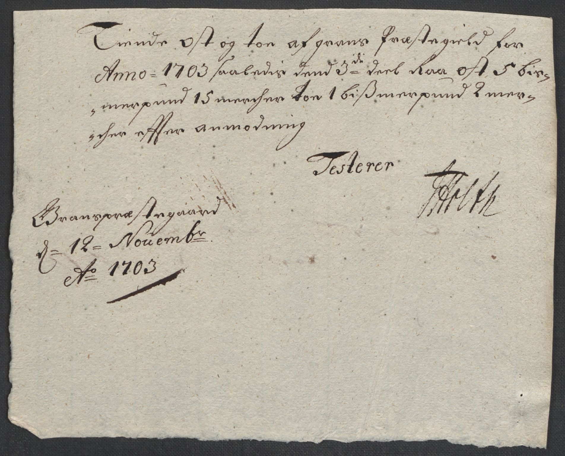 Rentekammeret inntil 1814, Reviderte regnskaper, Fogderegnskap, AV/RA-EA-4092/R18/L1301: Fogderegnskap Hadeland, Toten og Valdres, 1703, p. 79