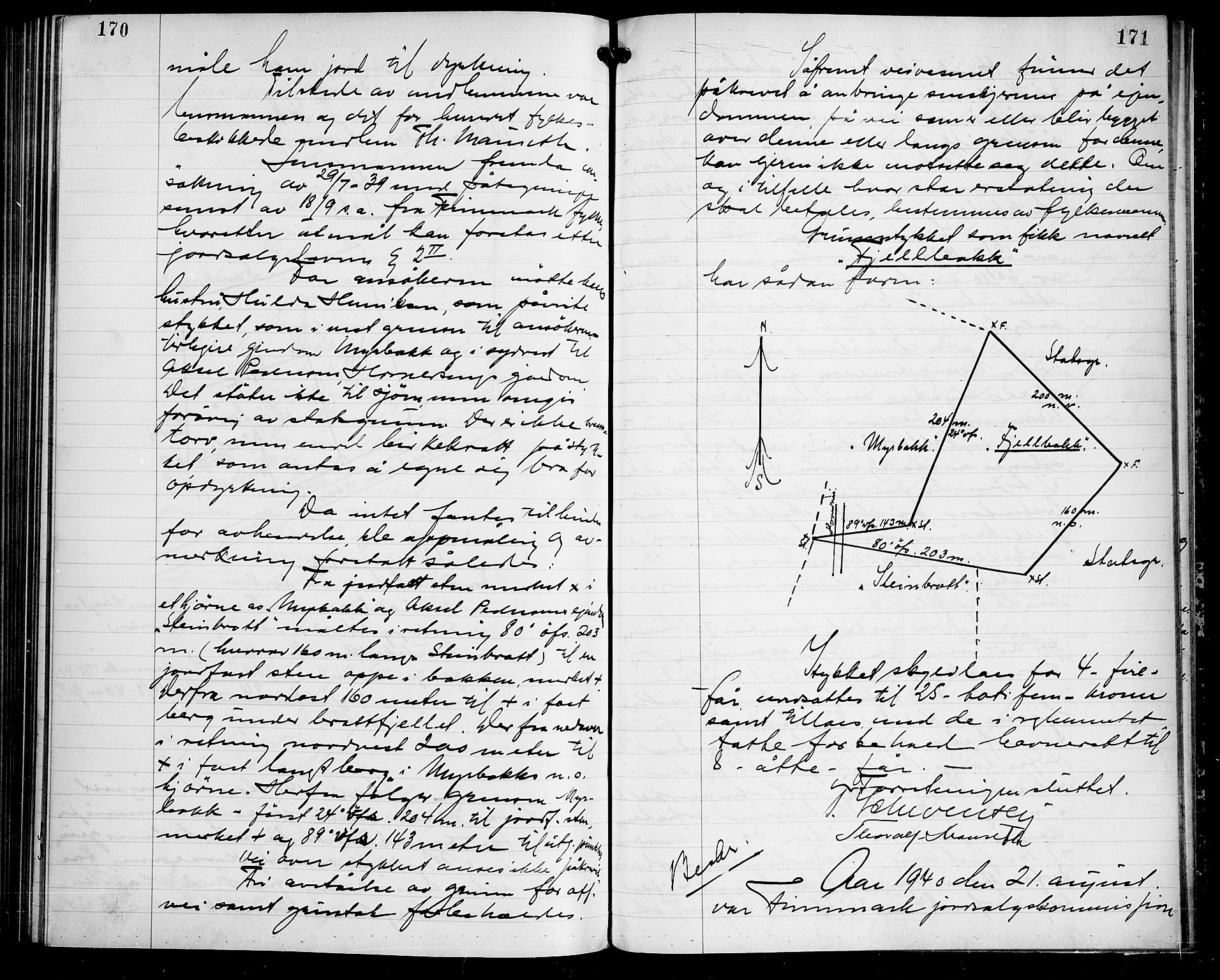 Lensmannen i Hasvik (hos Finnmarkseiendommen)*, FIEI/-, 1938-1944, p. 170-171