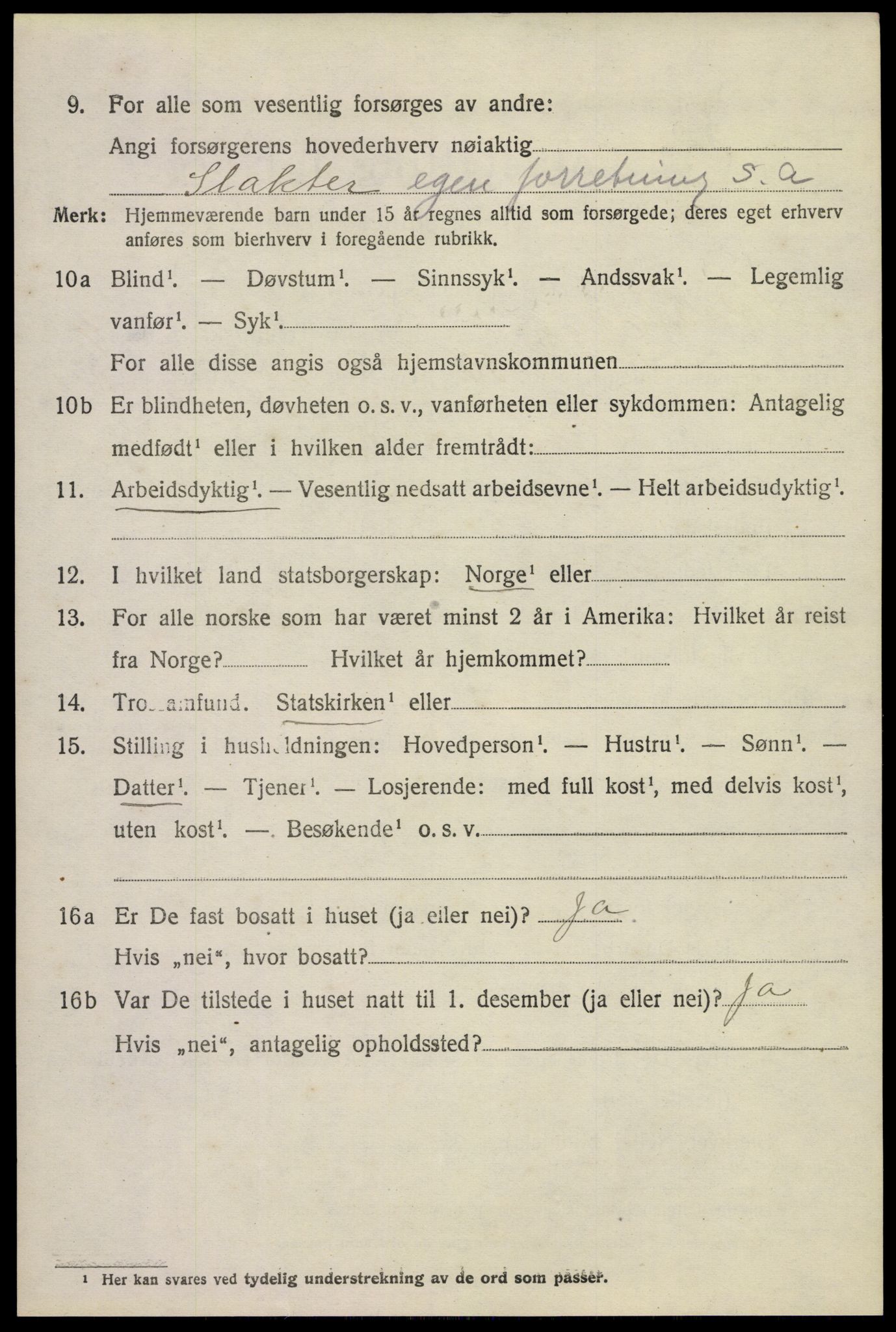 SAKO, 1920 census for Skåtøy, 1920, p. 5491