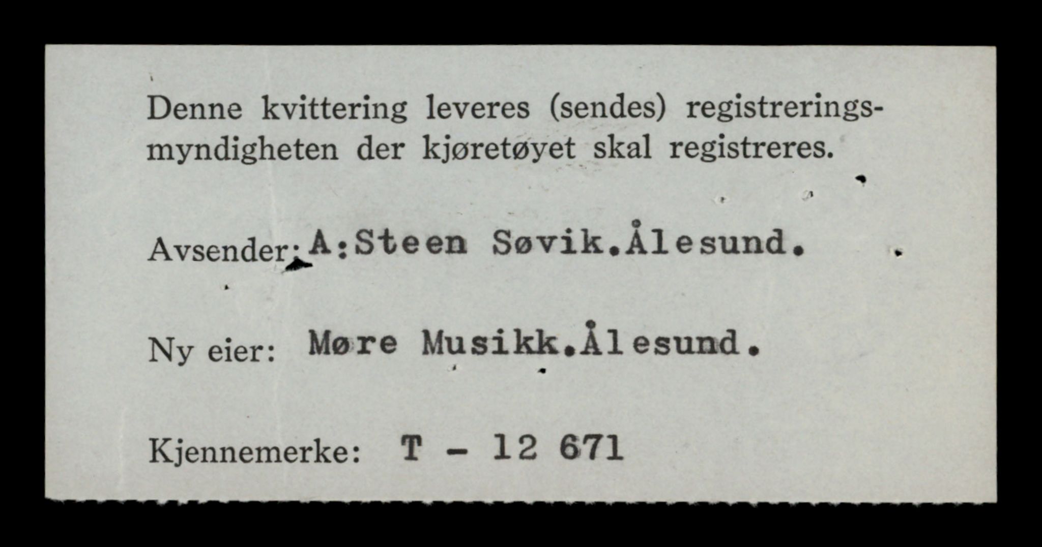 Møre og Romsdal vegkontor - Ålesund trafikkstasjon, AV/SAT-A-4099/F/Fe/L0035: Registreringskort for kjøretøy T 12653 - T 12829, 1927-1998, p. 348