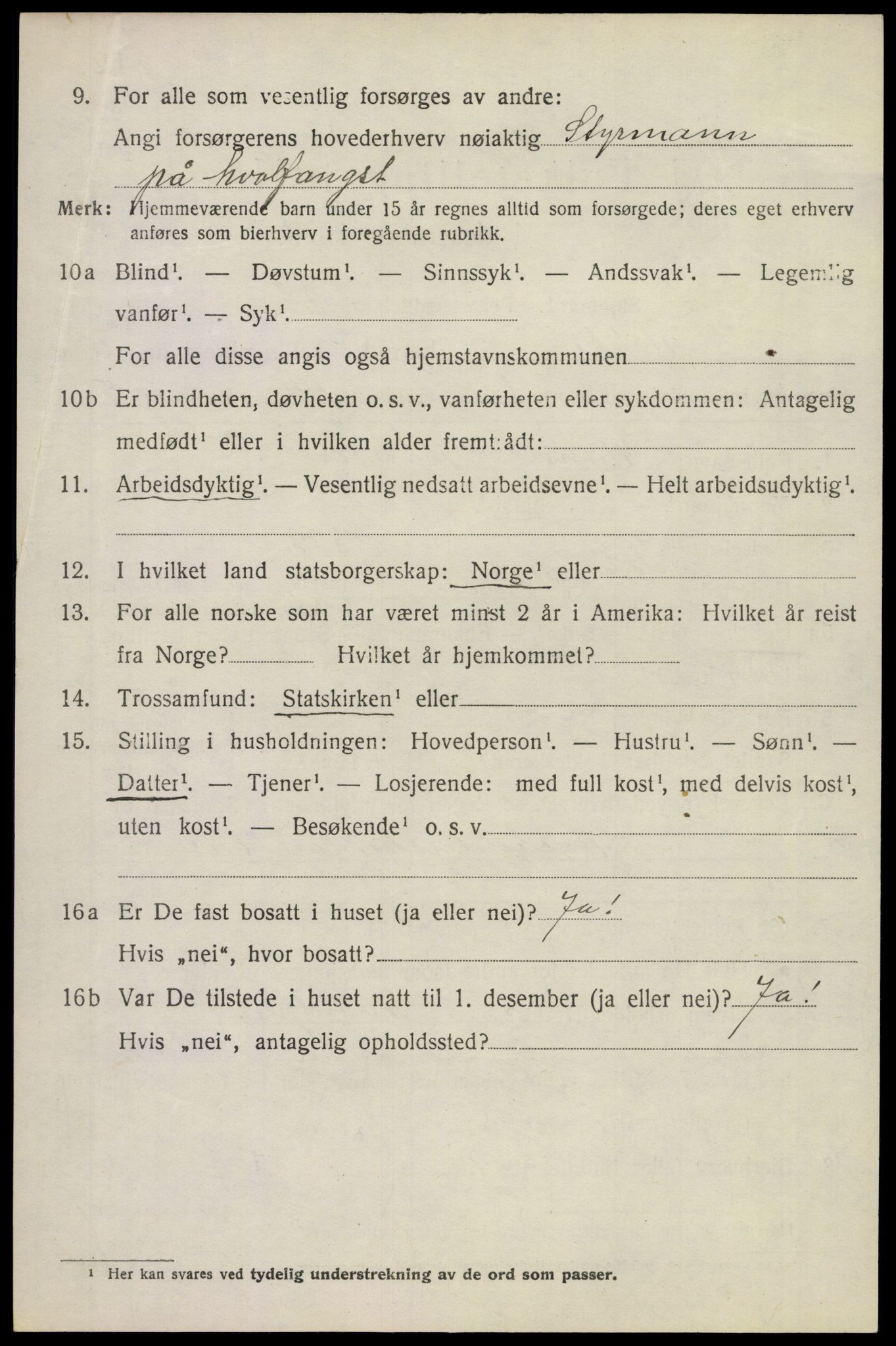 SAKO, 1920 census for Stokke, 1920, p. 6727