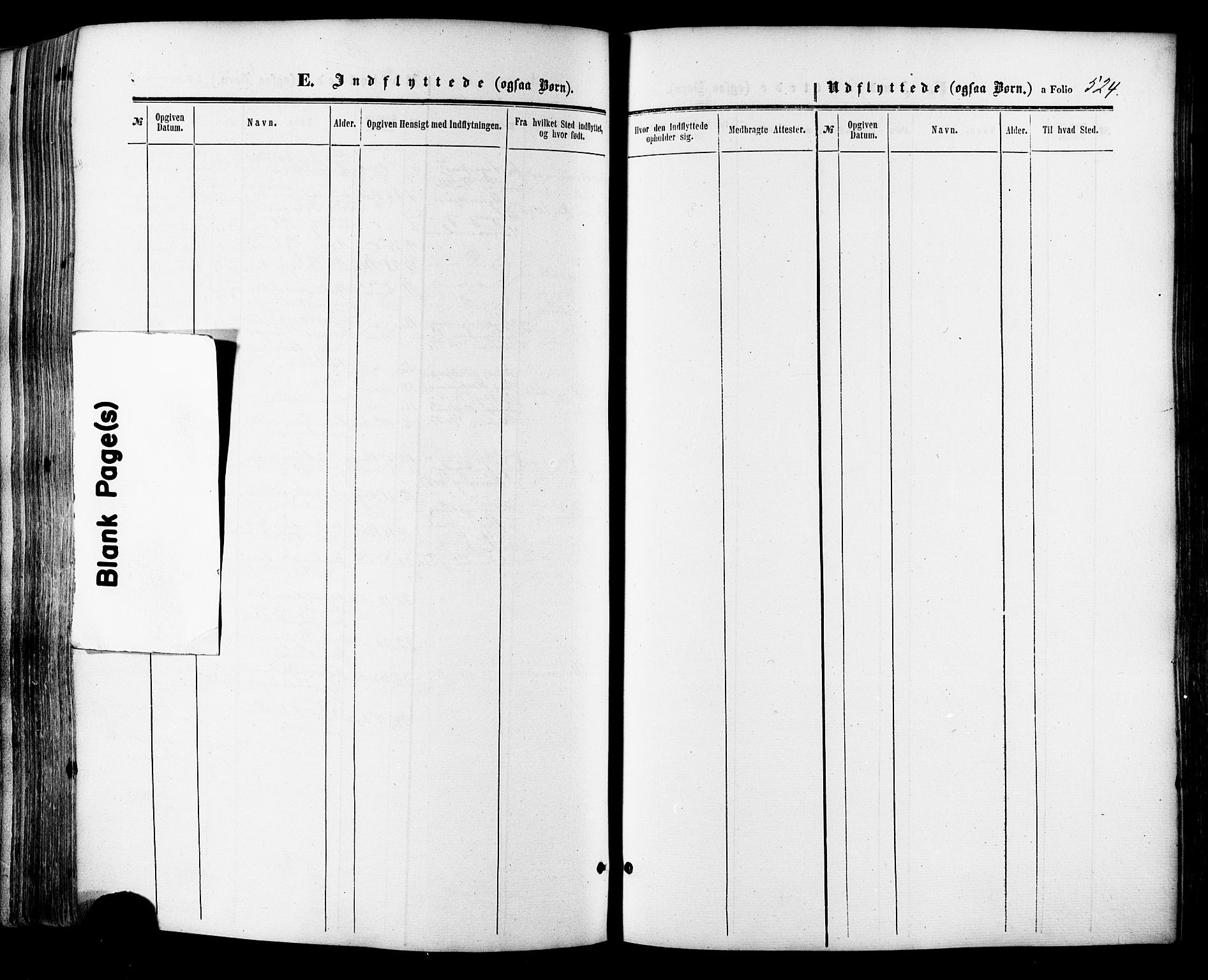 Ministerialprotokoller, klokkerbøker og fødselsregistre - Sør-Trøndelag, SAT/A-1456/681/L0932: Parish register (official) no. 681A10, 1860-1878, p. 524