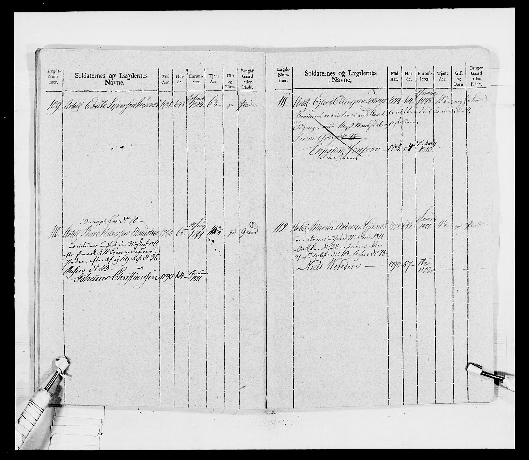 Generalitets- og kommissariatskollegiet, Det kongelige norske kommissariatskollegium, AV/RA-EA-5420/E/Eh/L0030b: Sønnafjelske gevorbne infanteriregiment, 1810, p. 296