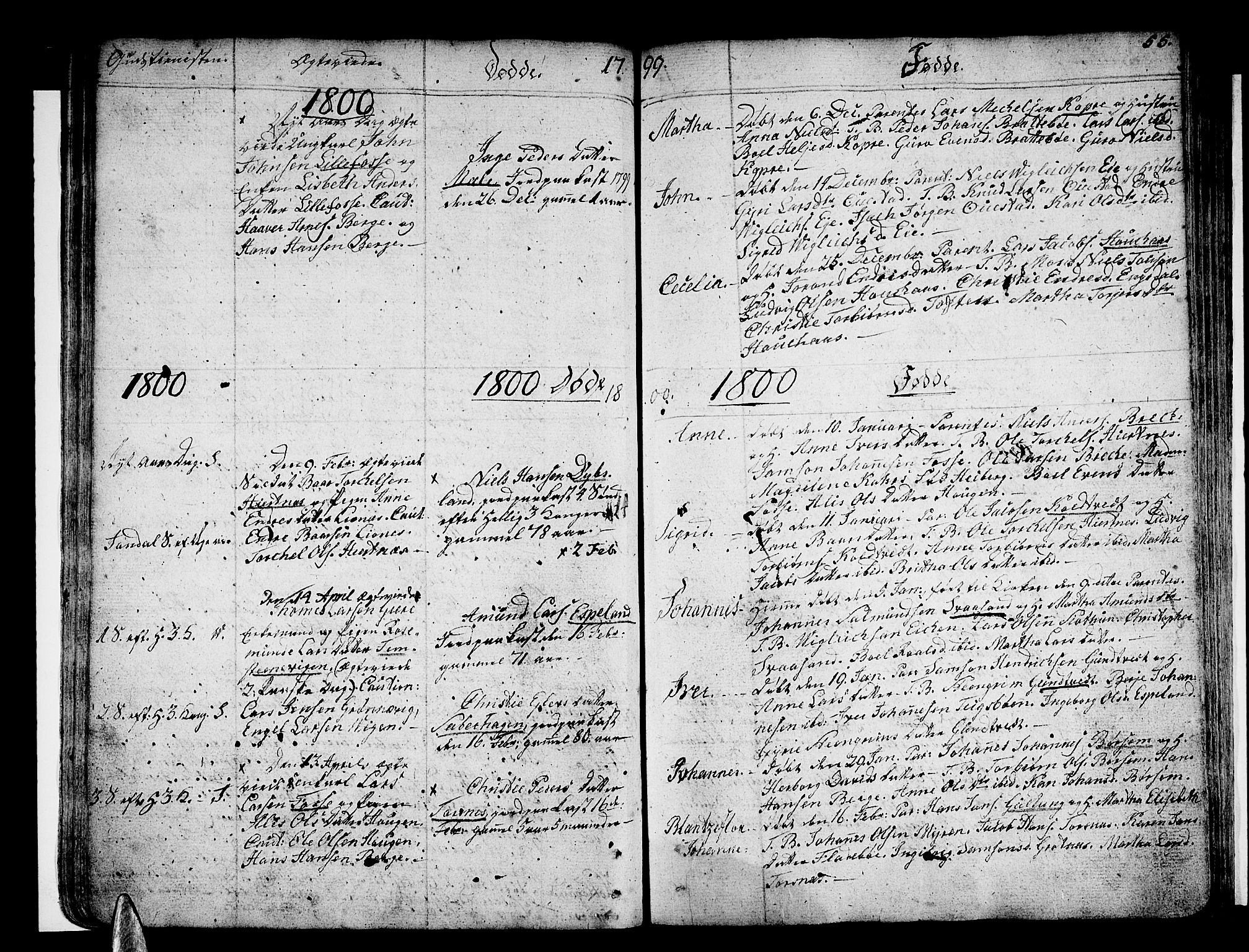 Strandebarm sokneprestembete, SAB/A-78401/H/Haa: Parish register (official) no. A 4, 1788-1817, p. 55