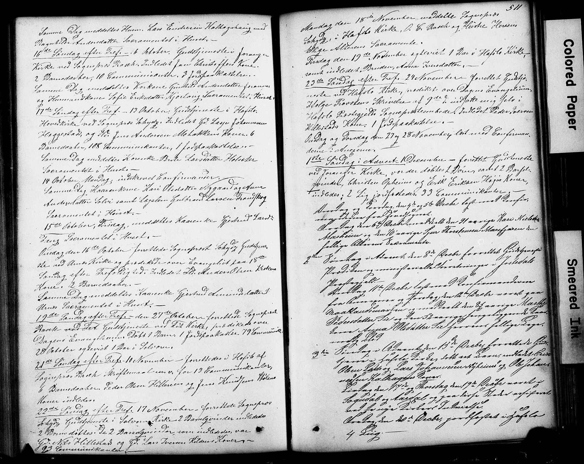 Hafslo sokneprestembete, SAB/A-80301/H/Hab/Haba/L0001: Parish register (copy) no. A 1, 1866-1908, p. 511