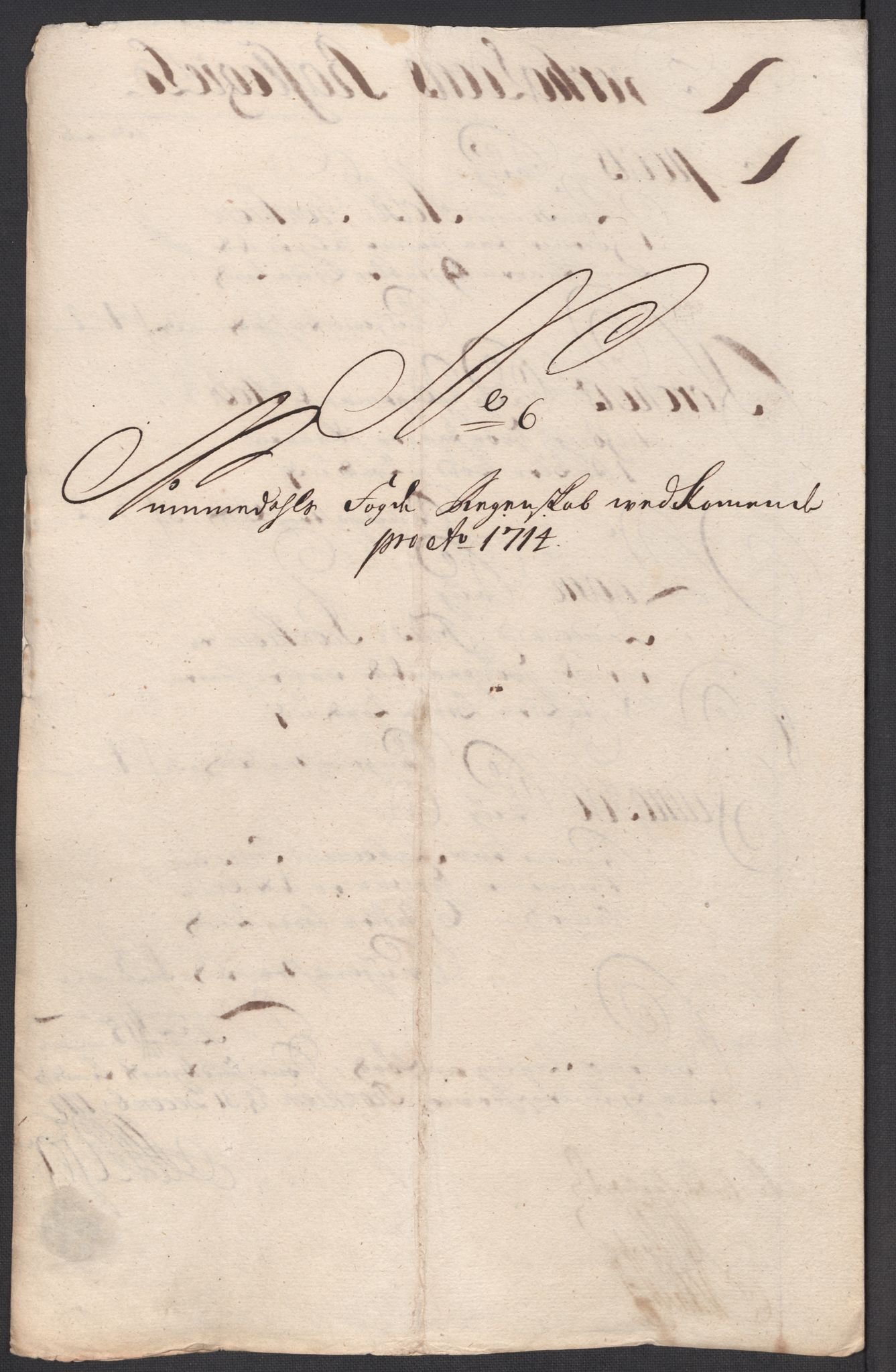 Rentekammeret inntil 1814, Reviderte regnskaper, Fogderegnskap, RA/EA-4092/R64/L4435: Fogderegnskap Namdal, 1714, p. 113