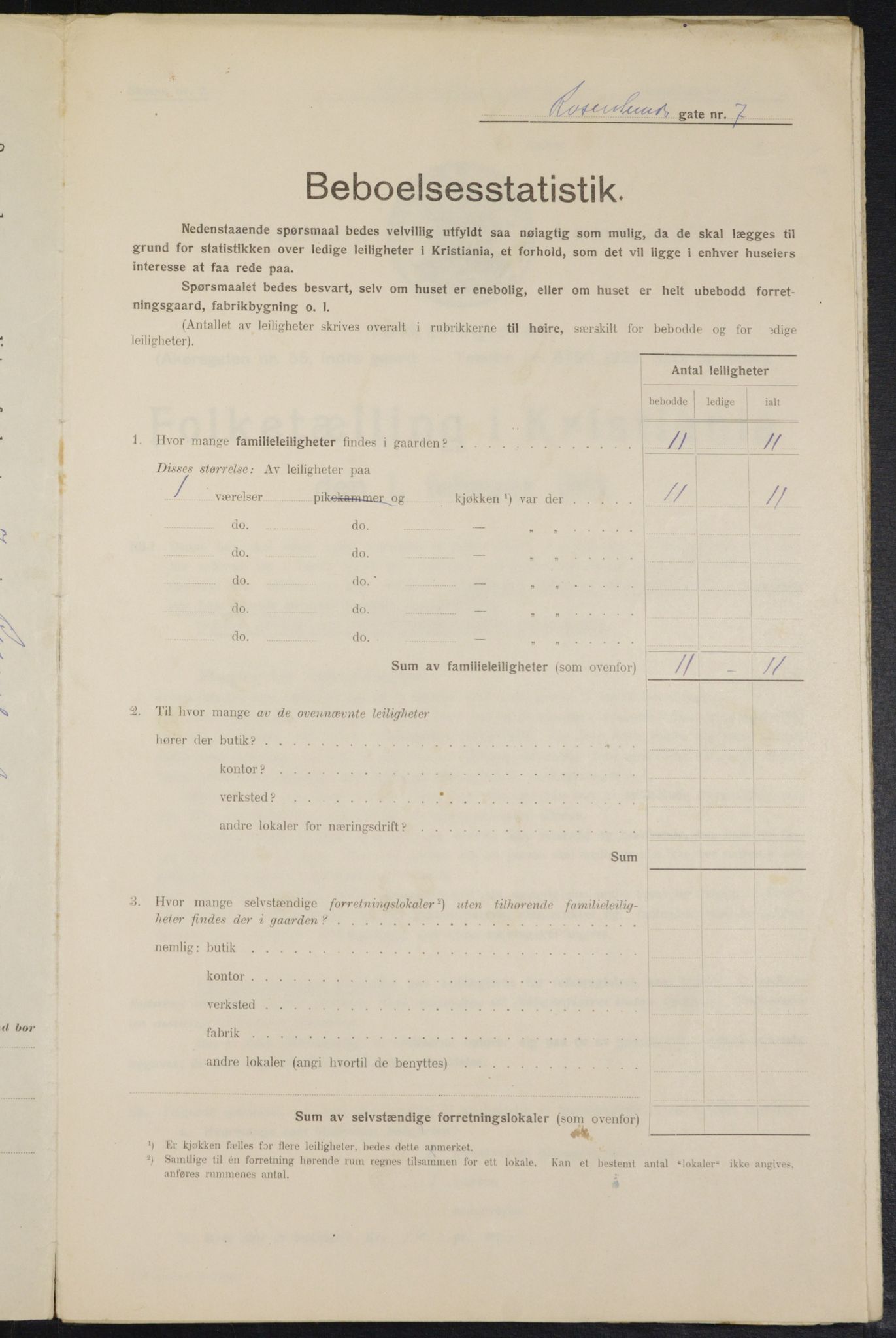 OBA, Municipal Census 1914 for Kristiania, 1914, p. 83883