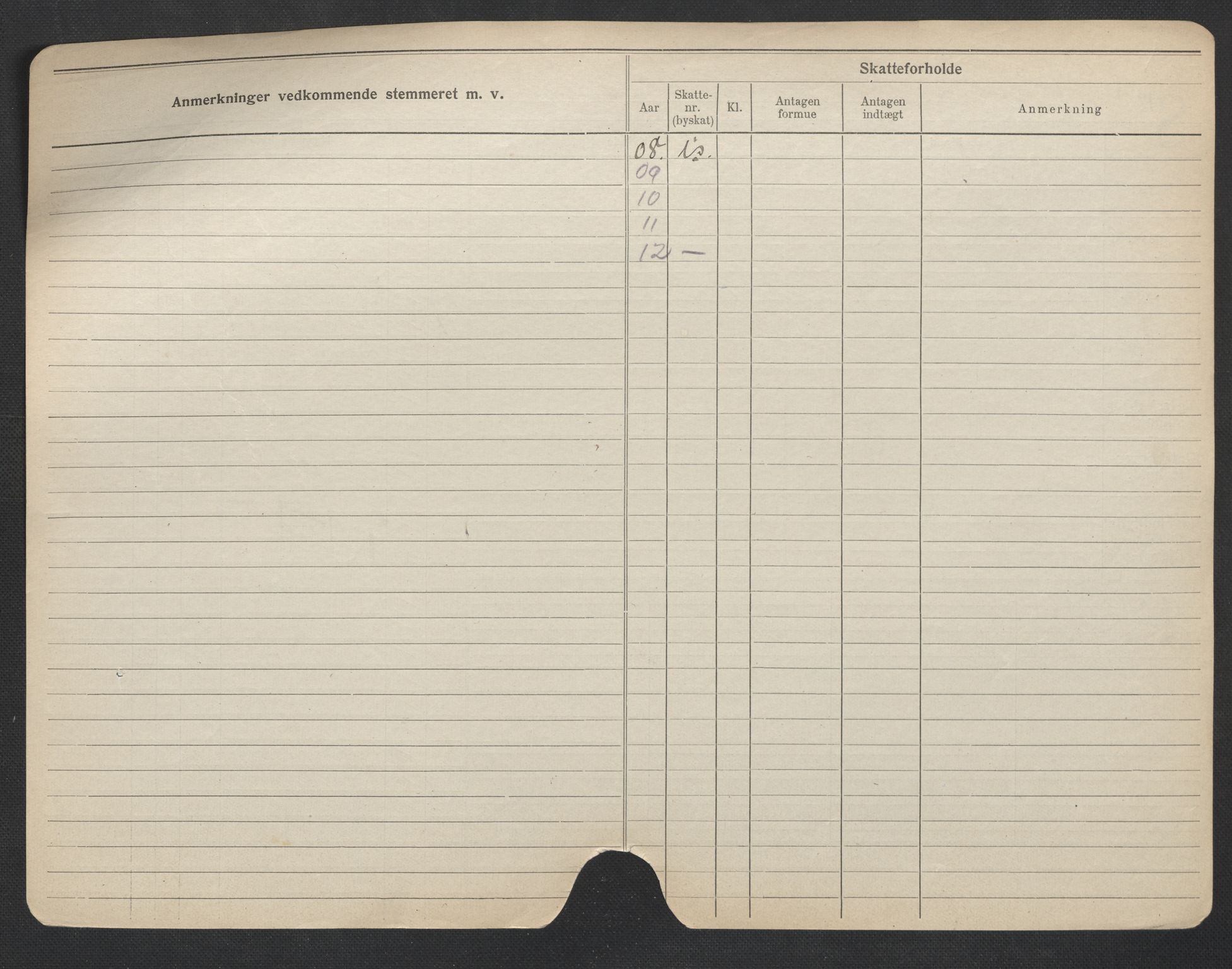 Oslo folkeregister, Registerkort, SAO/A-11715/F/Fa/Fac/L0007: Menn, 1906-1914, p. 525b