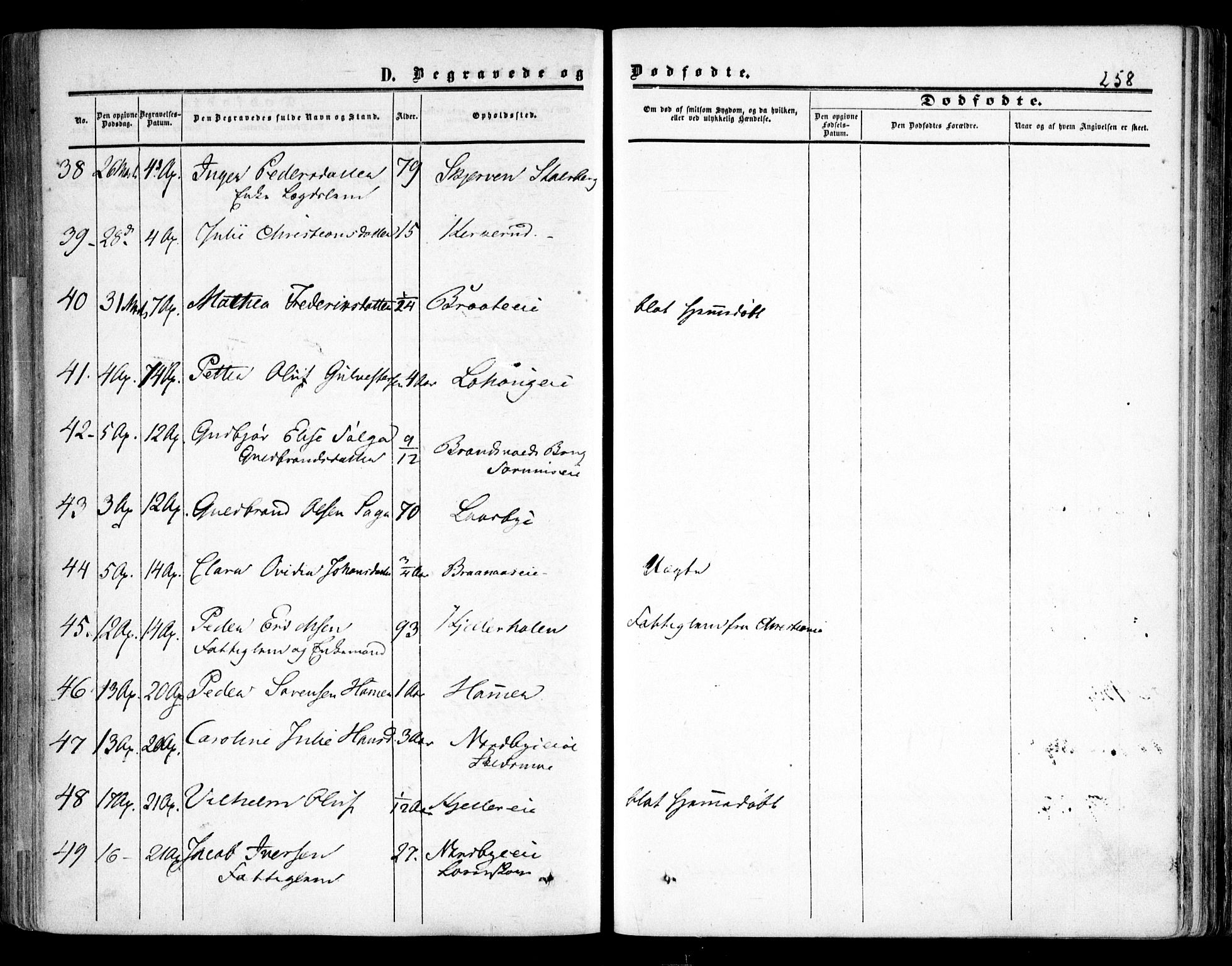 Skedsmo prestekontor Kirkebøker, AV/SAO-A-10033a/F/Fa/L0010: Parish register (official) no. I 10, 1854-1865, p. 258