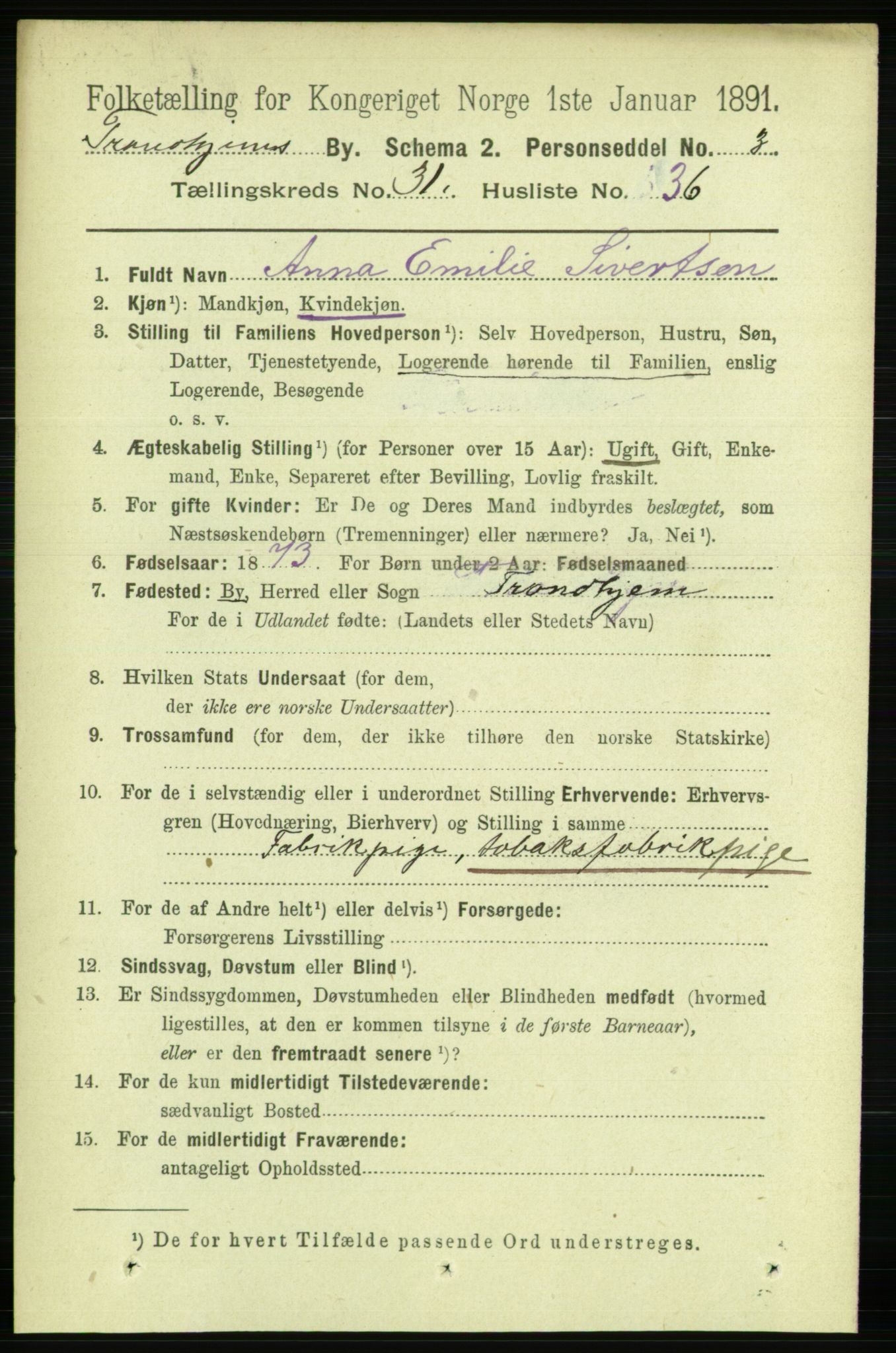RA, 1891 census for 1601 Trondheim, 1891, p. 23640