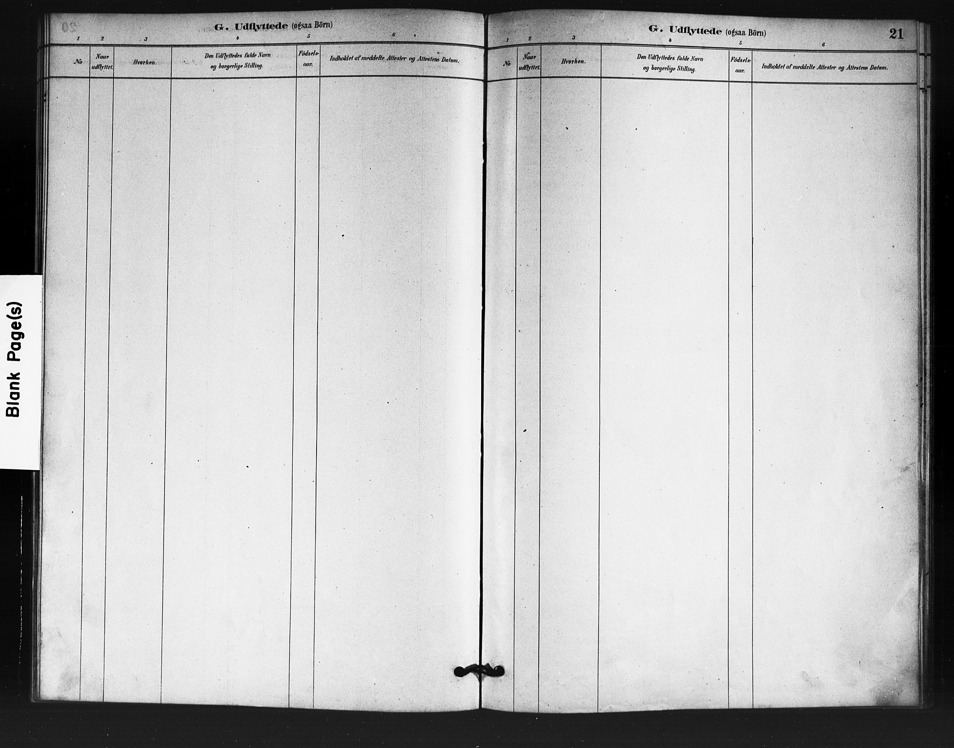 Østre Aker prestekontor Kirkebøker, SAO/A-10840/F/Fa/L0007: Parish register (official) no. I 7, 1879-1912, p. 21