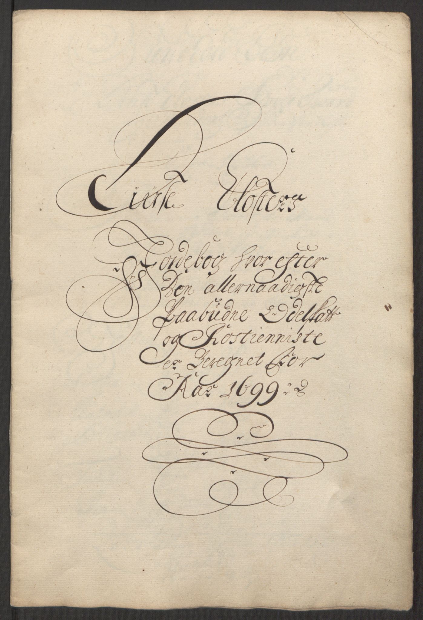 Rentekammeret inntil 1814, Reviderte regnskaper, Fogderegnskap, RA/EA-4092/R50/L3159: Fogderegnskap Lyse kloster, 1691-1709, p. 95
