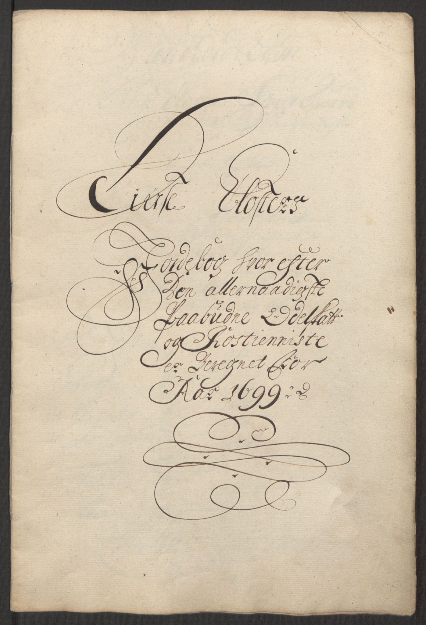 Rentekammeret inntil 1814, Reviderte regnskaper, Fogderegnskap, AV/RA-EA-4092/R50/L3159: Fogderegnskap Lyse kloster, 1691-1709, p. 95