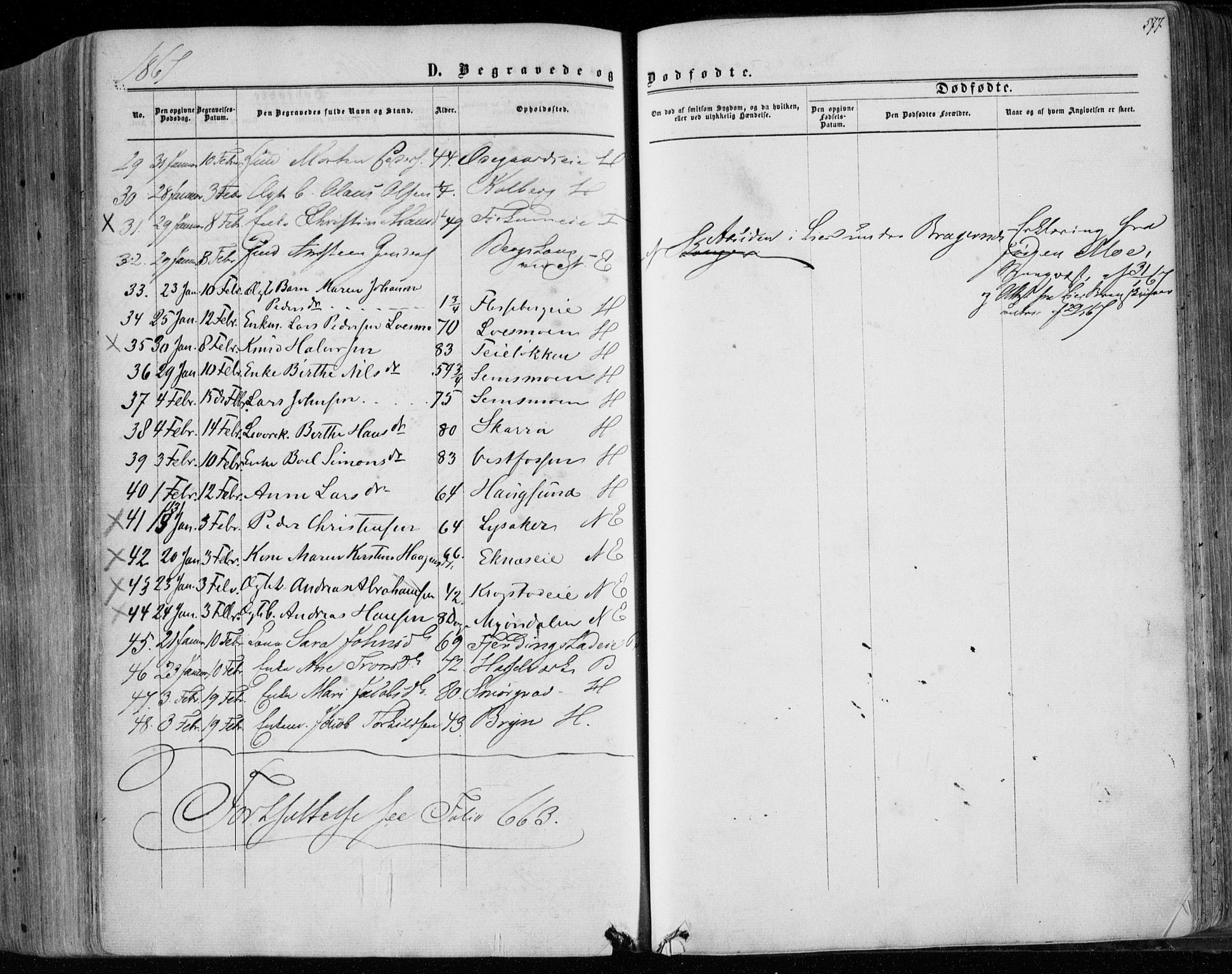 Eiker kirkebøker, SAKO/A-4/F/Fa/L0016: Parish register (official) no. I 16, 1860-1868, p. 577