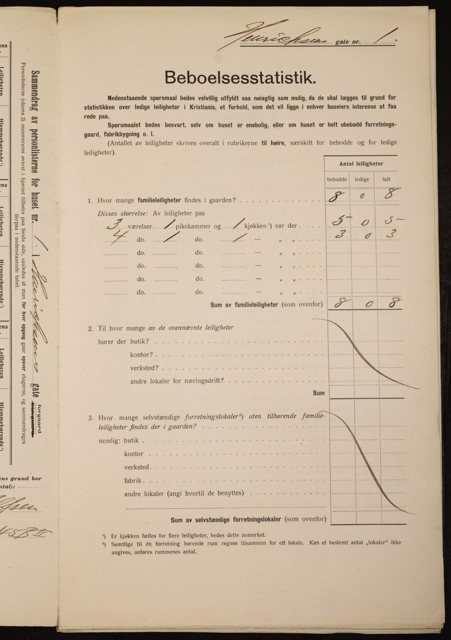 OBA, Municipal Census 1912 for Kristiania, 1912, p. 38870