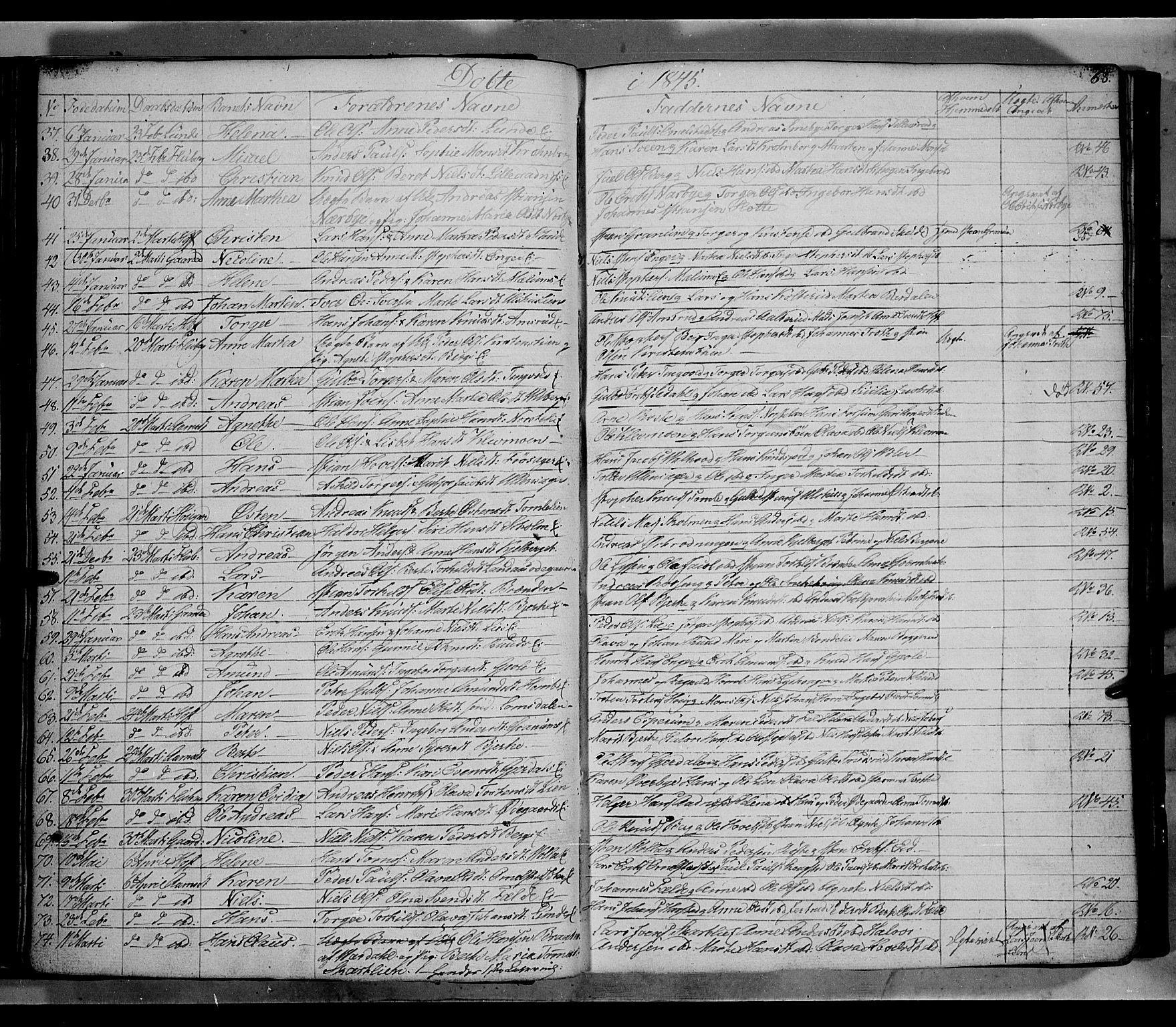 Land prestekontor, AV/SAH-PREST-120/H/Ha/Hab/L0002: Parish register (copy) no. 2, 1833-1849, p. 68