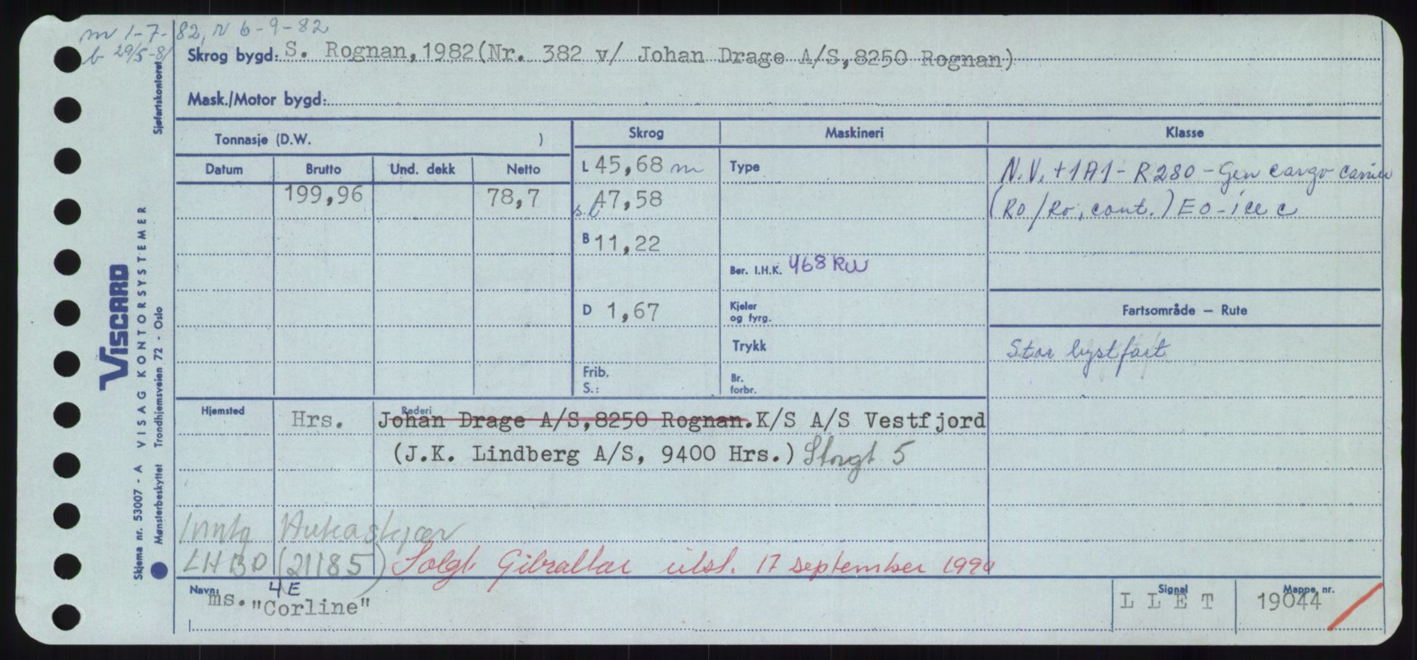 Sjøfartsdirektoratet med forløpere, Skipsmålingen, AV/RA-S-1627/H/Hd/L0008: Fartøy, C-D, p. 221