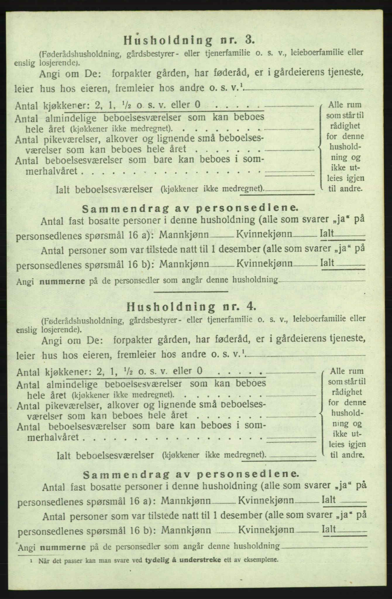 SAB, 1920 census for Kvinnherad, 1920, p. 2363