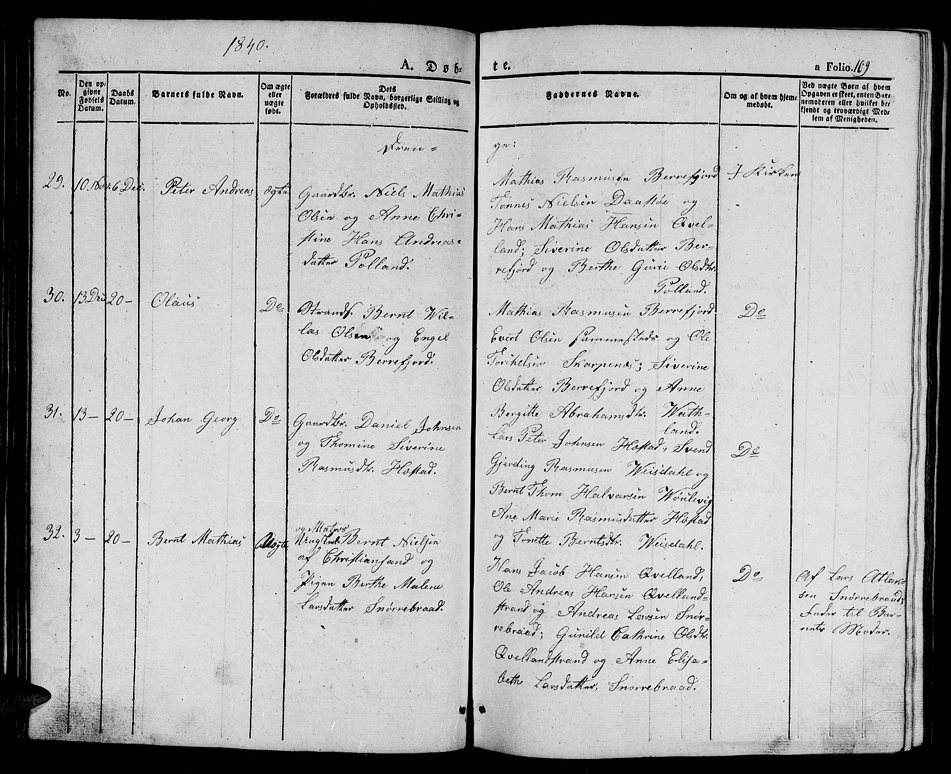 Flekkefjord sokneprestkontor, AV/SAK-1111-0012/F/Fb/Fbb/L0002: Parish register (copy) no. B 2a, 1831-1866, p. 109