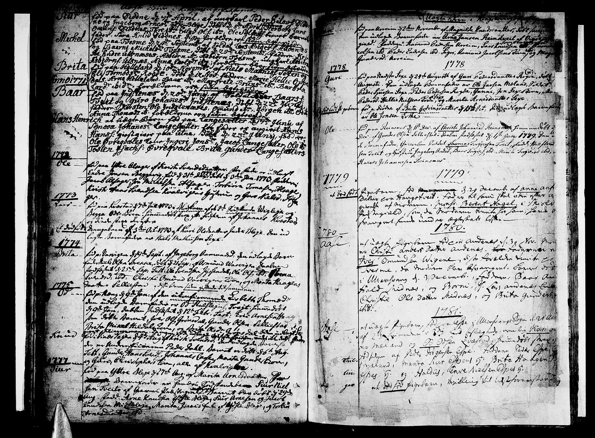 Ullensvang sokneprestembete, AV/SAB-A-78701/H/Haa: Parish register (official) no. A 6 /1, 1758-1788, p. 198