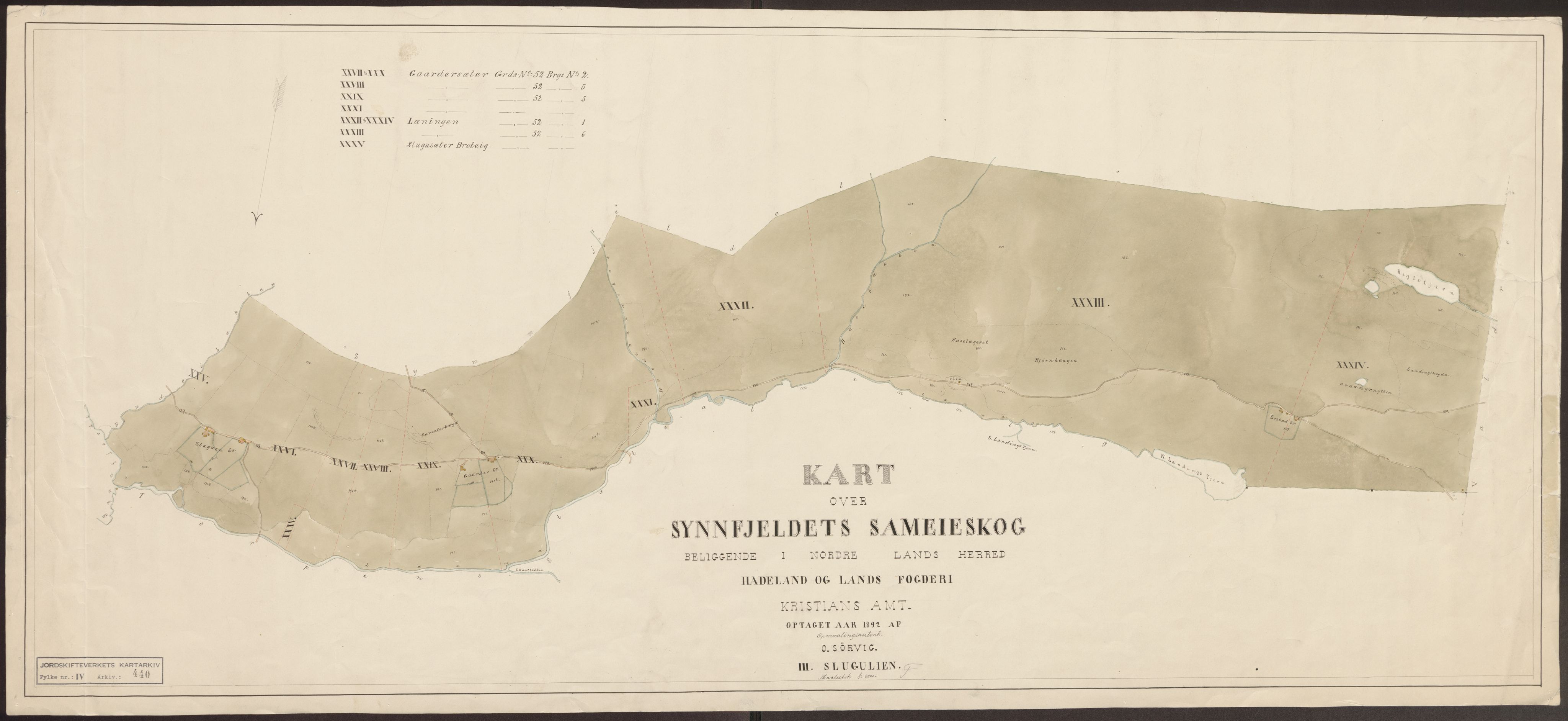 Jordskifteverkets kartarkiv, AV/RA-S-3929/T, 1859-1988, p. 522