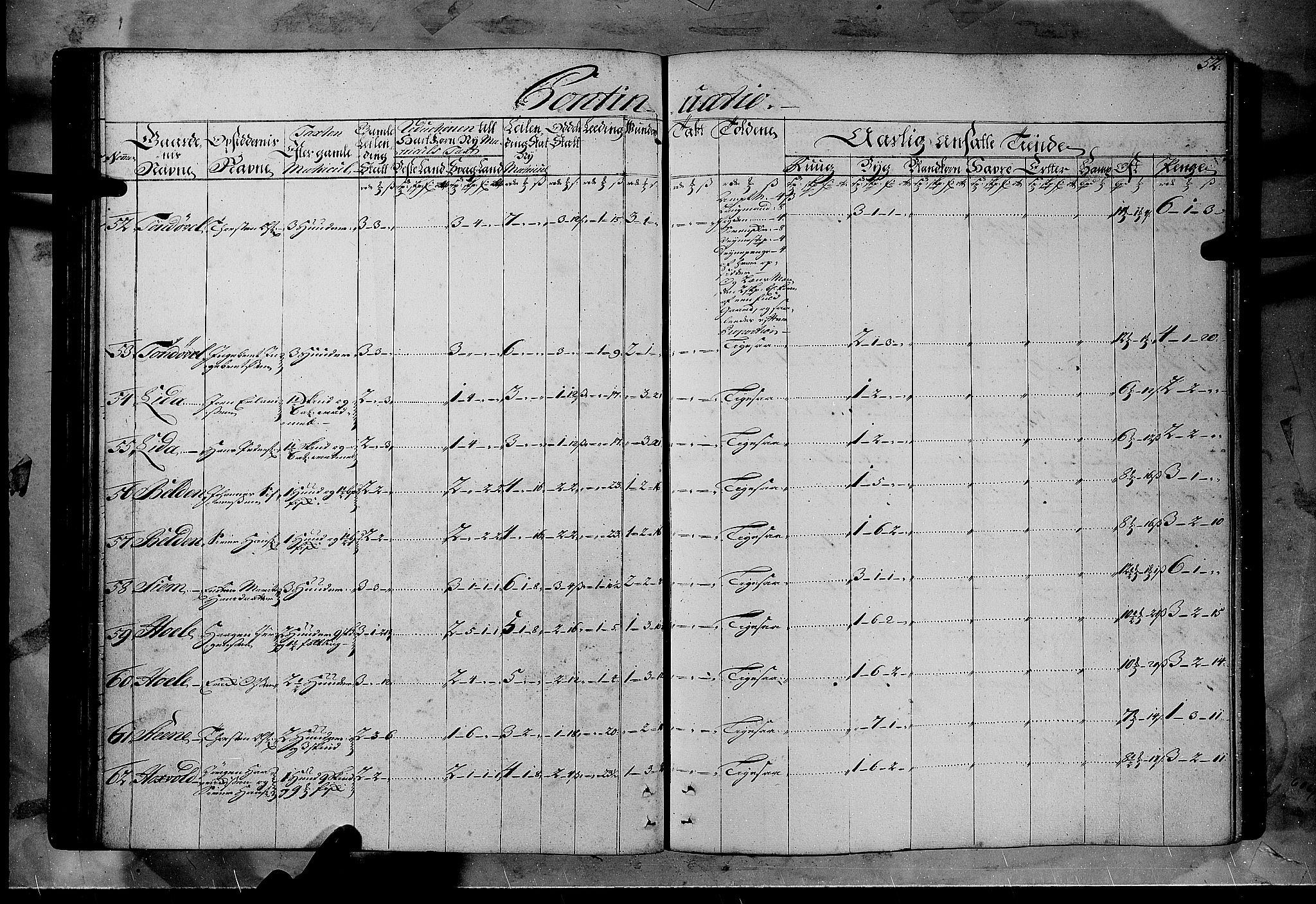 Rentekammeret inntil 1814, Realistisk ordnet avdeling, RA/EA-4070/N/Nb/Nbf/L0108: Gudbrandsdalen matrikkelprotokoll, 1723, p. 51b-52a