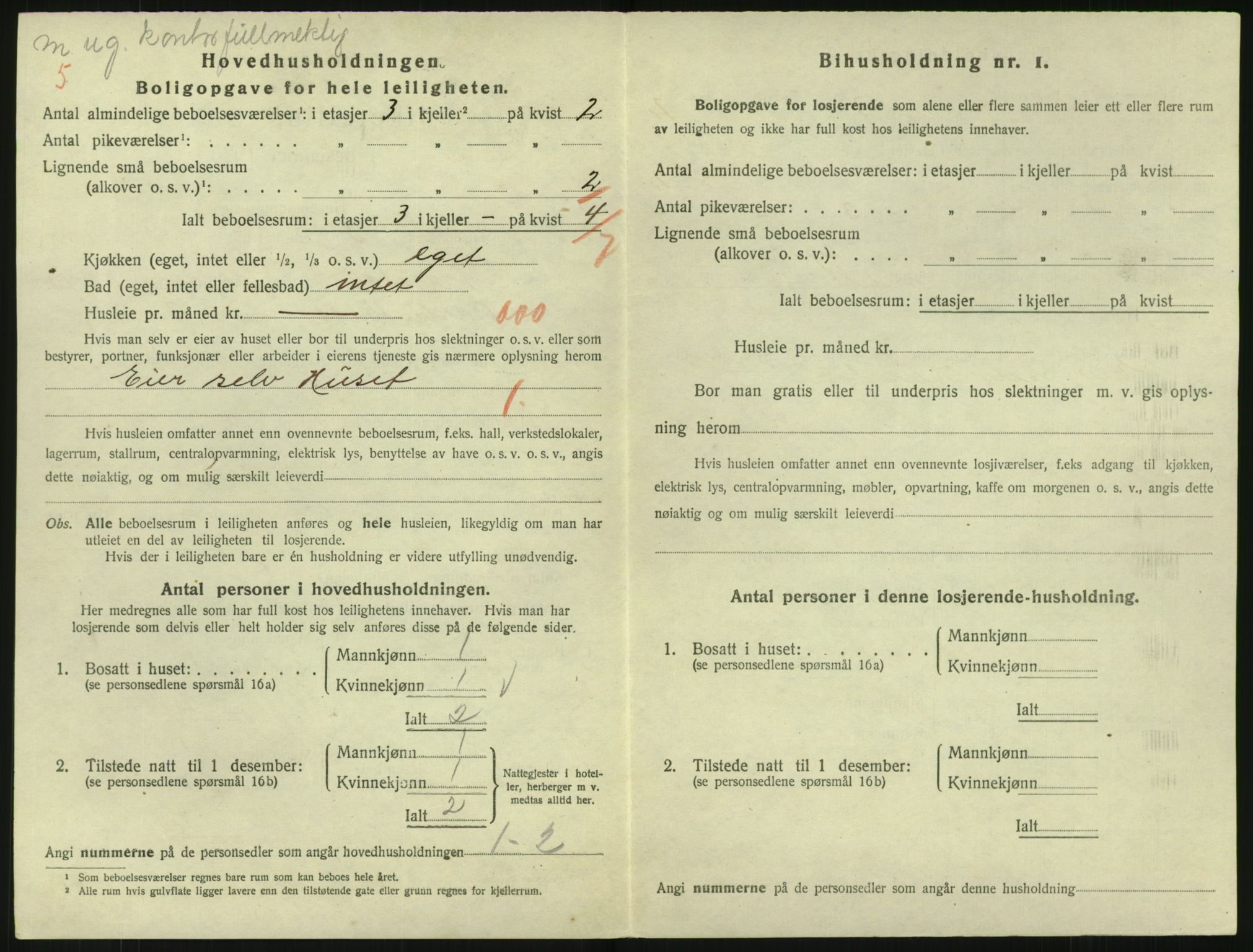 SAK, 1920 census for Arendal, 1920, p. 7635