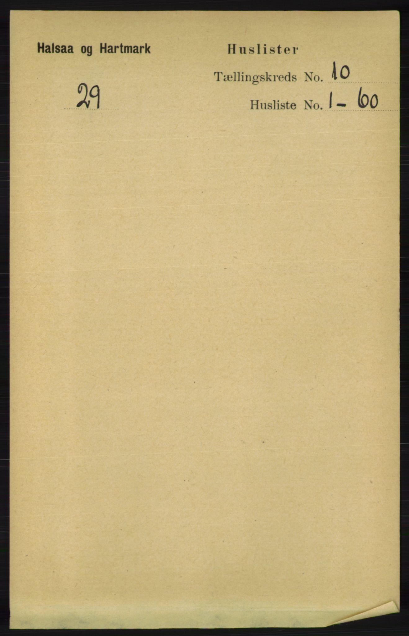 RA, 1891 census for 1019 Halse og Harkmark, 1891, p. 3703