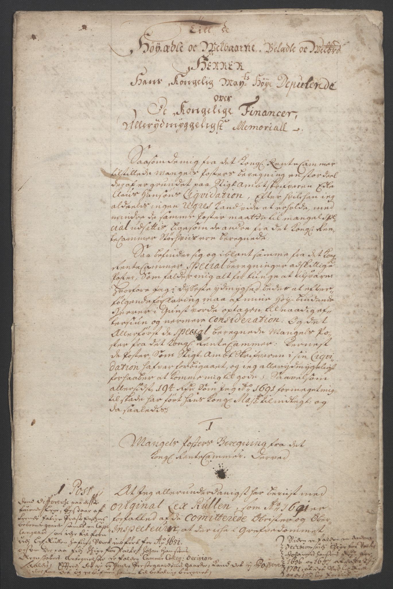 Rentekammeret inntil 1814, Reviderte regnskaper, Fogderegnskap, AV/RA-EA-4092/R33/L1973: Fogderegnskap Larvik grevskap, 1692, p. 191