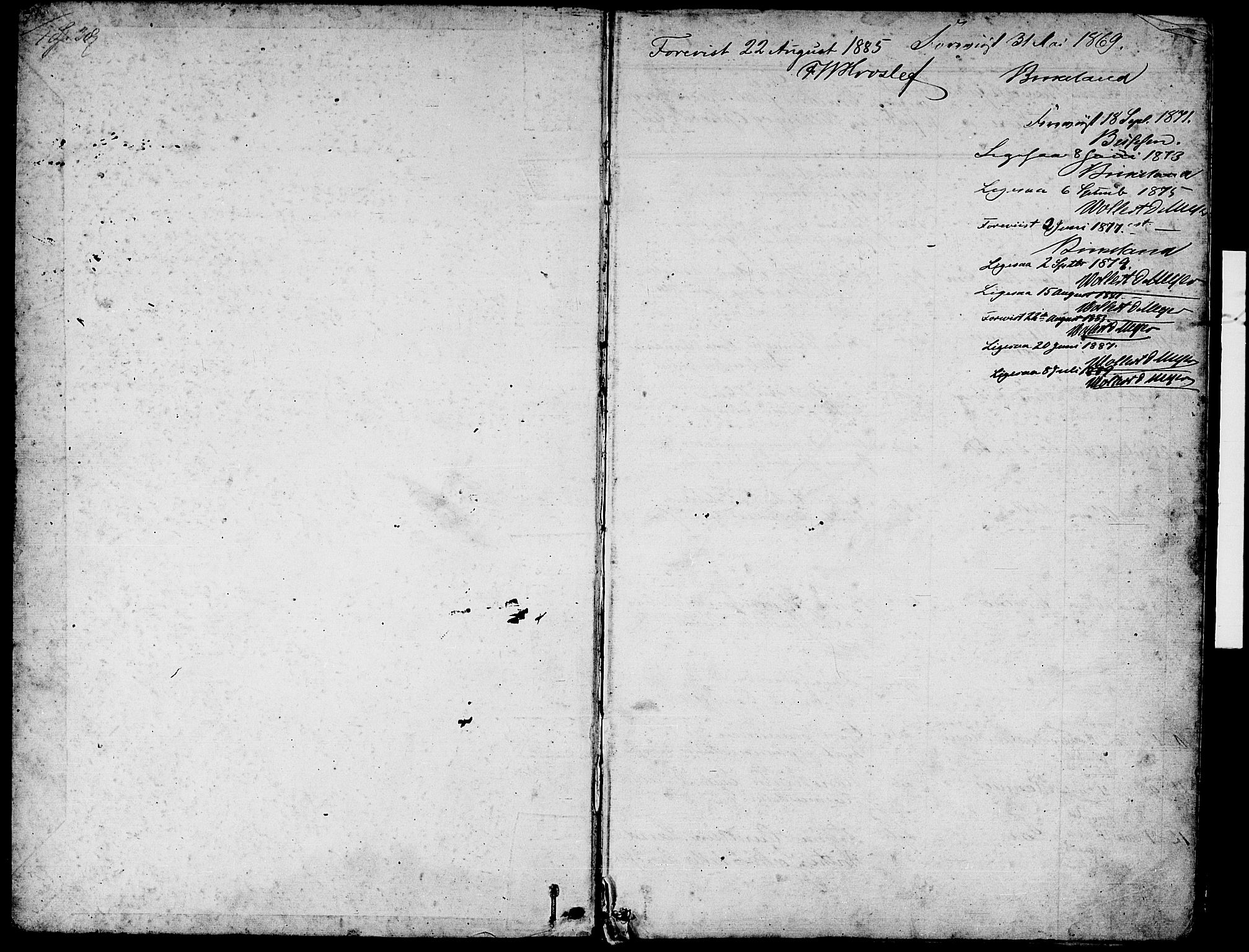 Fjelberg sokneprestembete, AV/SAB-A-75201/H/Hab: Parish register (copy) no. B 3, 1868-1888