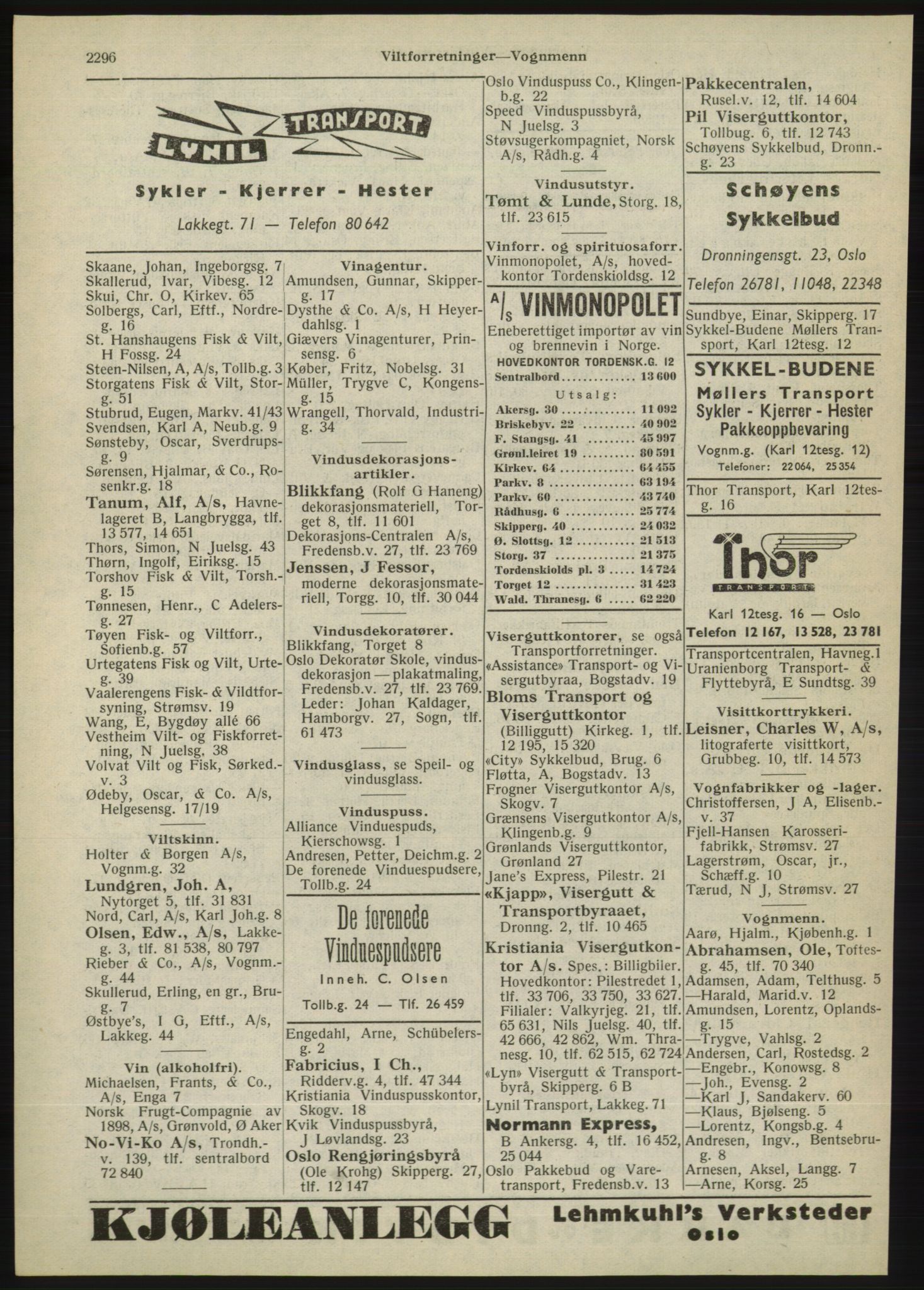 Kristiania/Oslo adressebok, PUBL/-, 1945, p. 2212