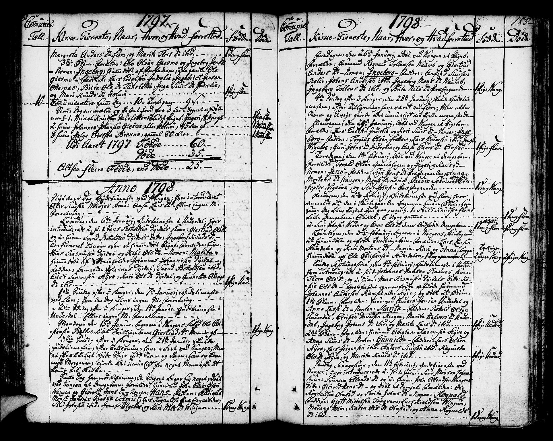 Aurland sokneprestembete, SAB/A-99937/H/Ha/Haa/L0004: Parish register (official) no. A 4, 1756-1801, p. 185