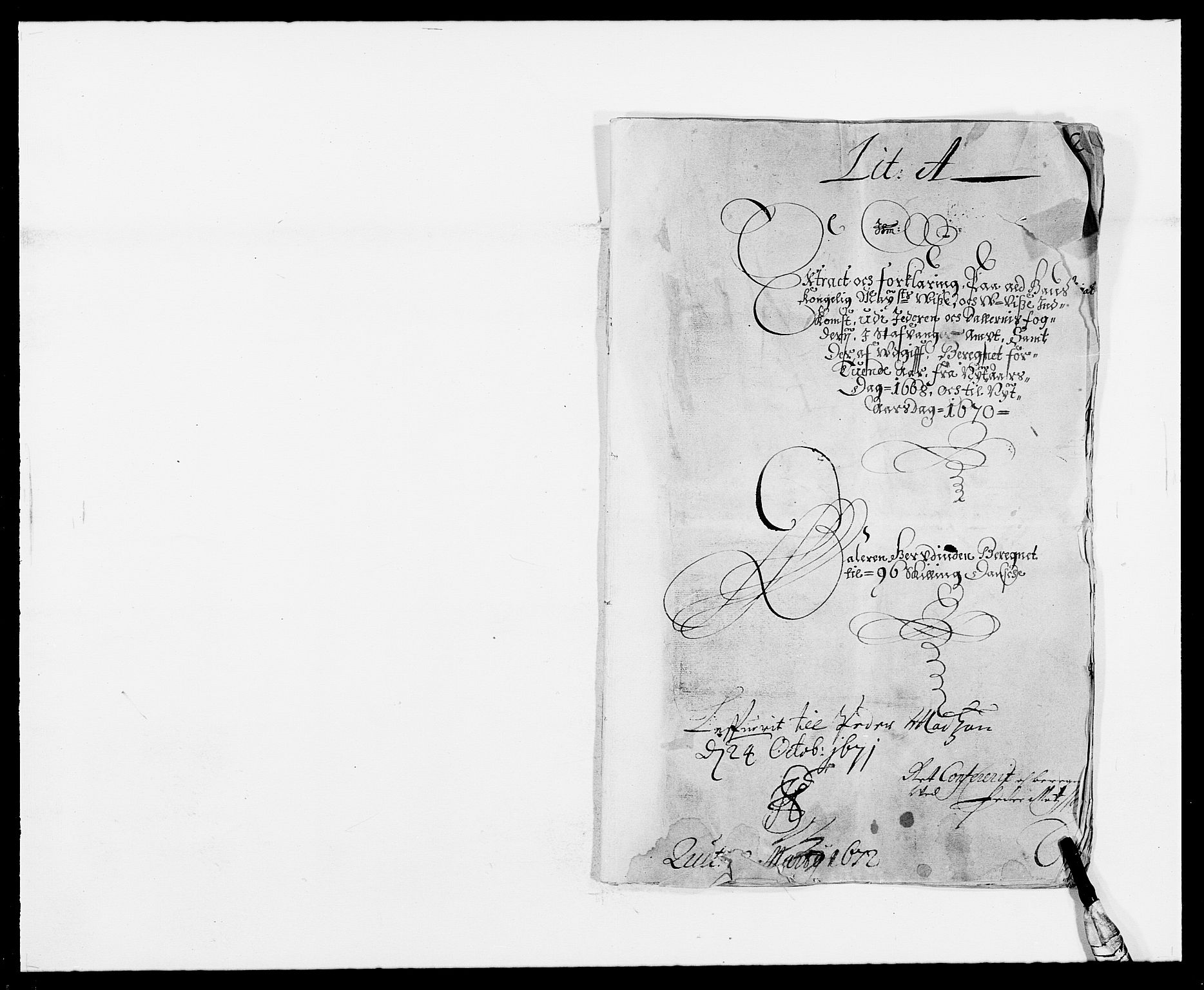 Rentekammeret inntil 1814, Reviderte regnskaper, Fogderegnskap, RA/EA-4092/R46/L2711: Fogderegnskap Jæren og Dalane, 1668-1670, p. 1