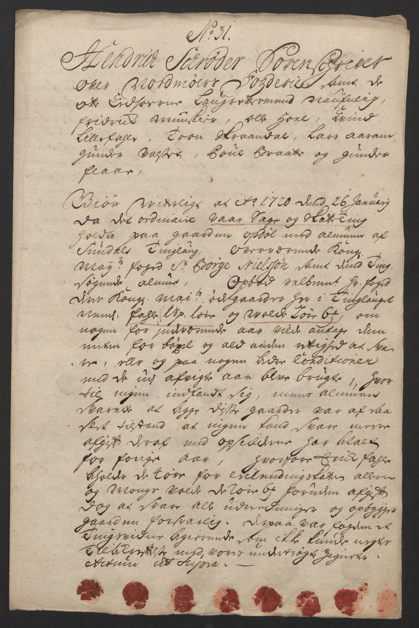 Rentekammeret inntil 1814, Reviderte regnskaper, Fogderegnskap, AV/RA-EA-4092/R56/L3753: Fogderegnskap Nordmøre, 1720, p. 430