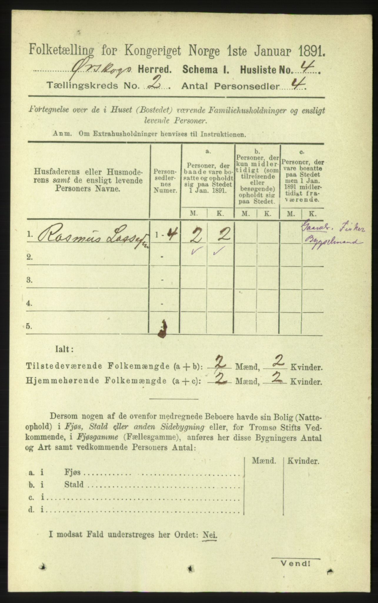 RA, 1891 census for 1527 Ørskog, 1891, p. 521