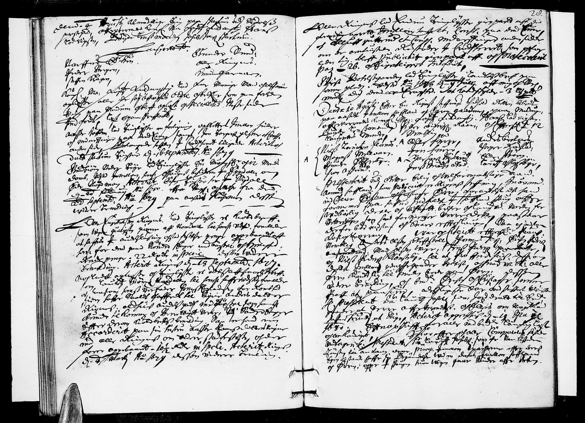 Eiker, Modum og Sigdal sorenskriveri, AV/SAKO-A-123/F/Fa/Faa/L0045: Tingbok, 1680, p. 28