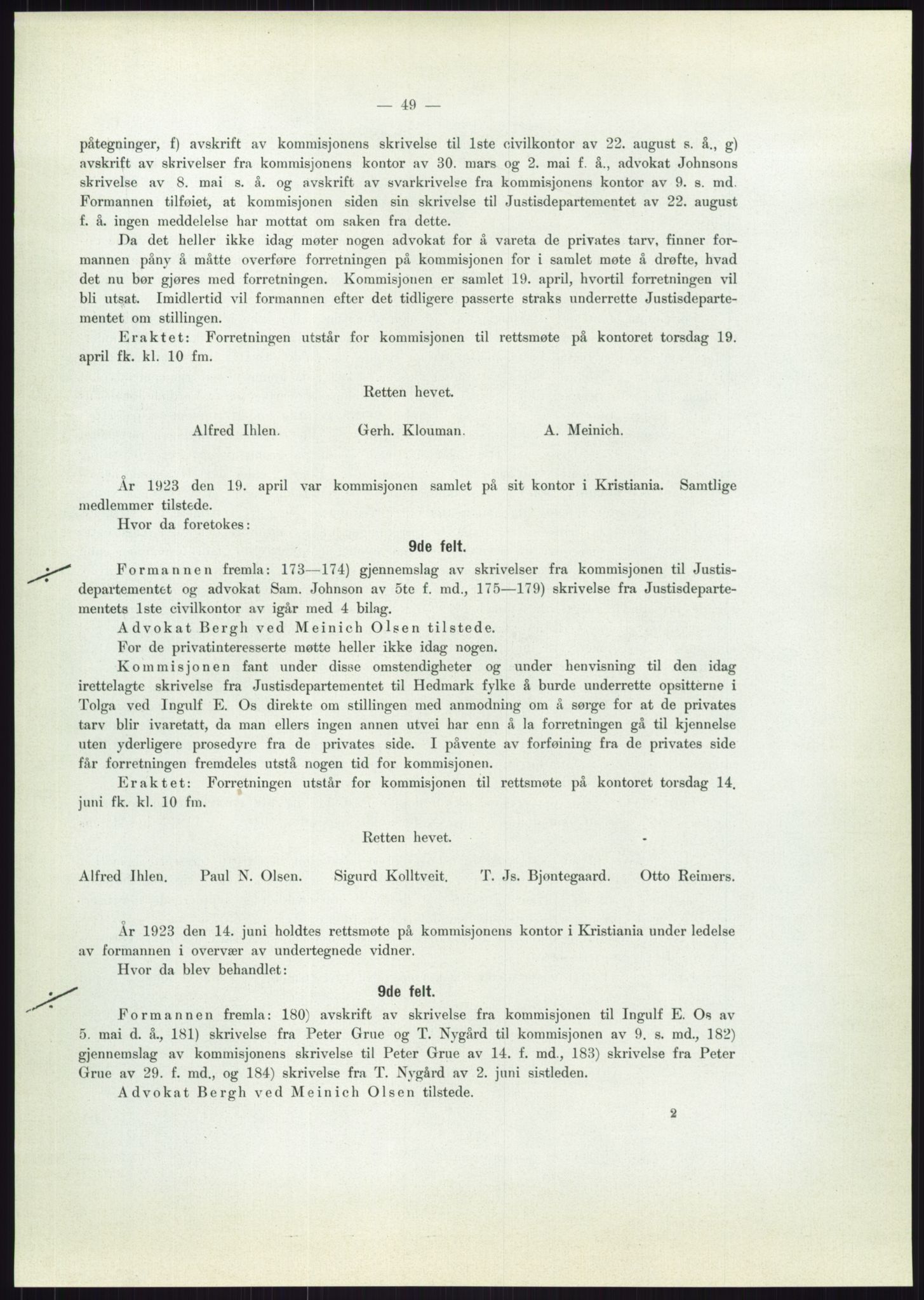 Høyfjellskommisjonen, AV/RA-S-1546/X/Xa/L0001: Nr. 1-33, 1909-1953, p. 4313